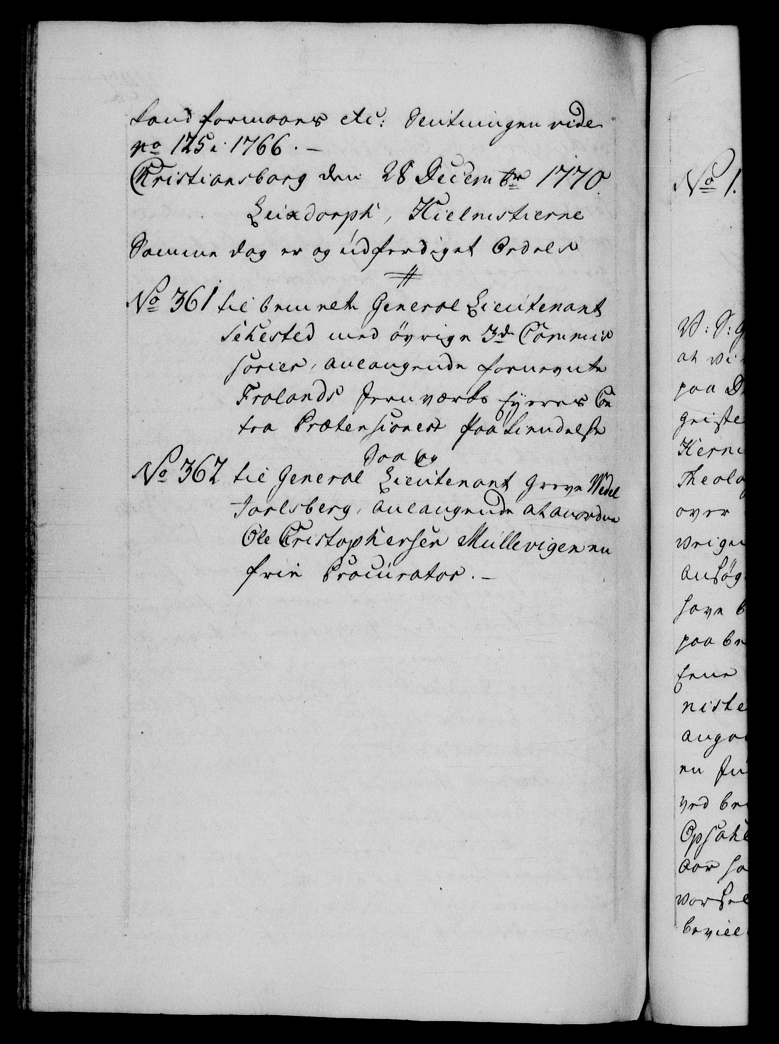Danske Kanselli 1572-1799, RA/EA-3023/F/Fc/Fca/Fcab/L0039: Norske tegnelser, 1769-1771, p. 442b