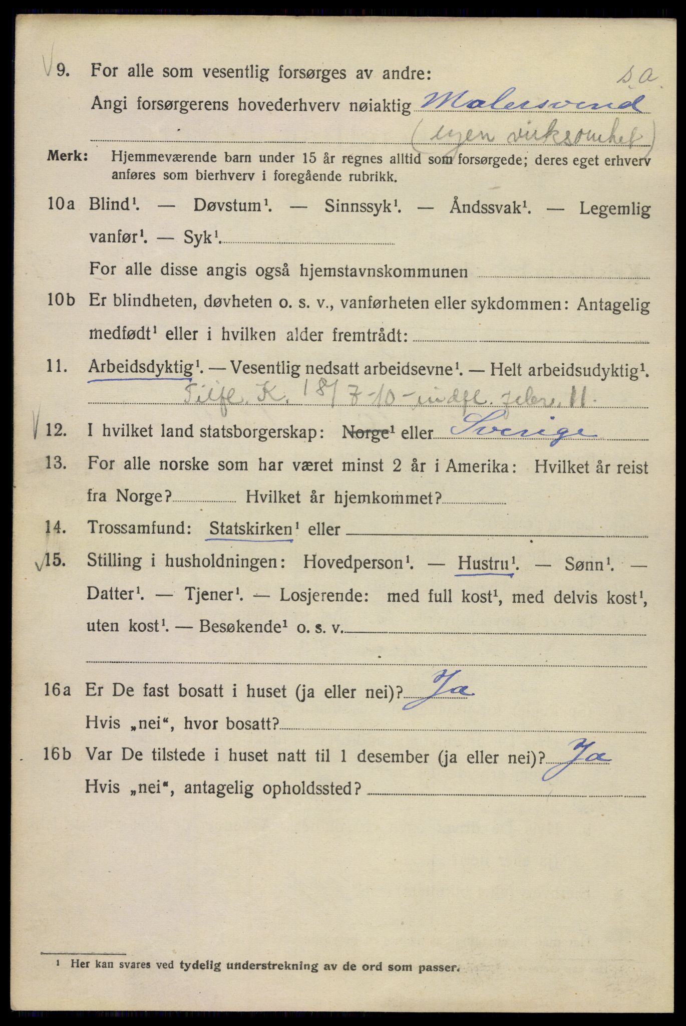 SAO, 1920 census for Kristiania, 1920, p. 382558