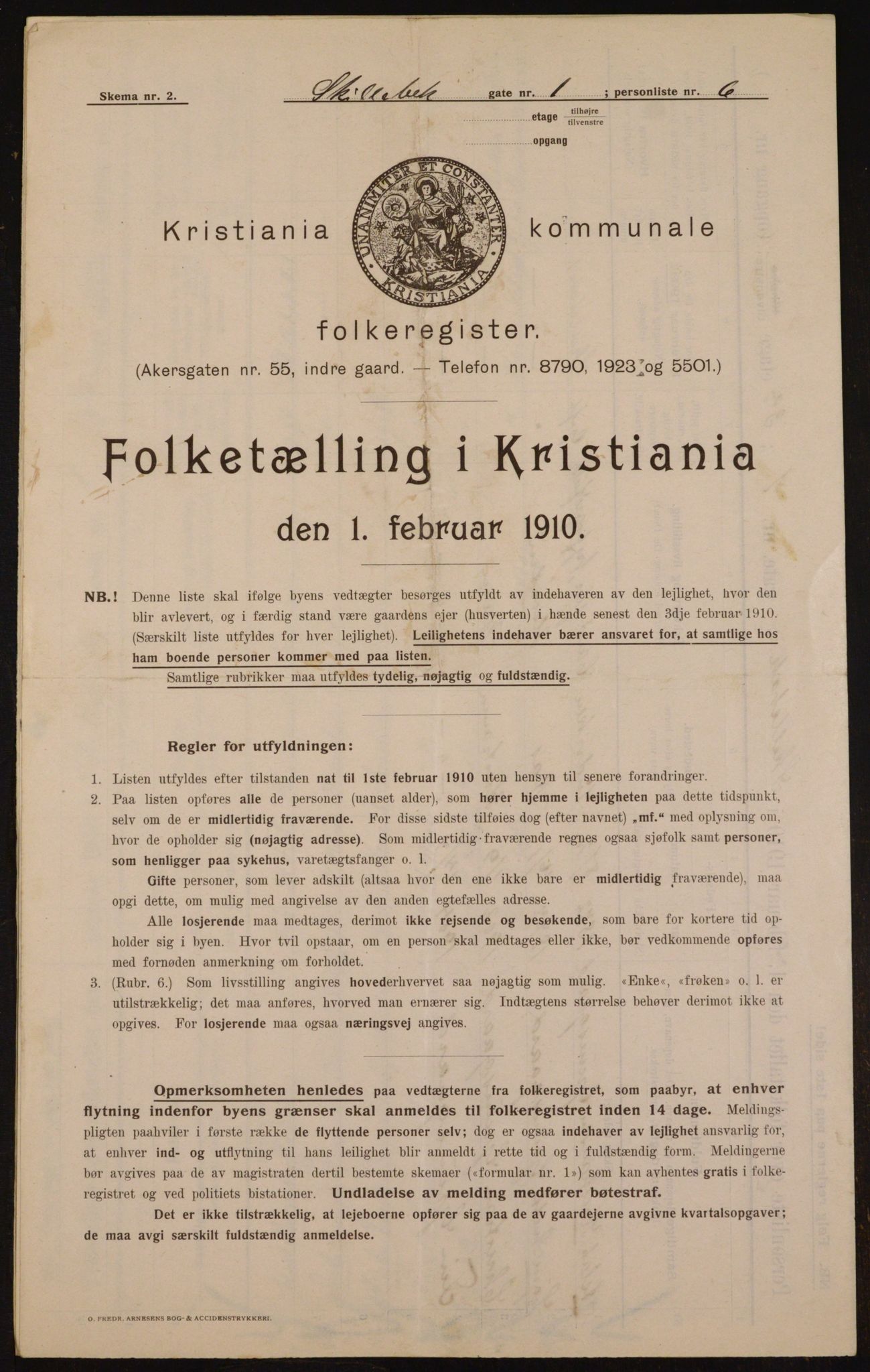 OBA, Municipal Census 1910 for Kristiania, 1910, p. 91029