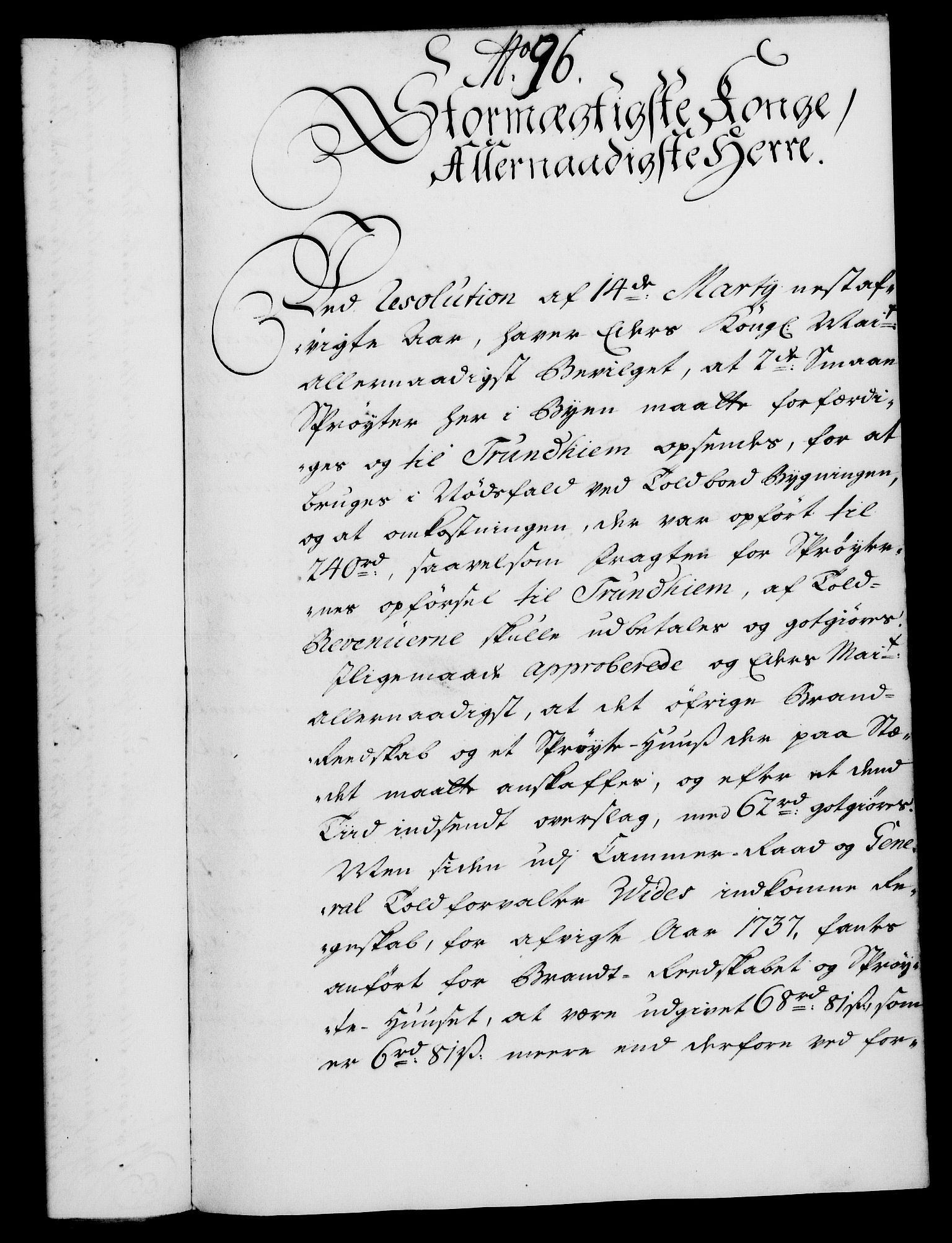Rentekammeret, Kammerkanselliet, RA/EA-3111/G/Gf/Gfa/L0021: Norsk relasjons- og resolusjonsprotokoll (merket RK 52.21), 1738, p. 531