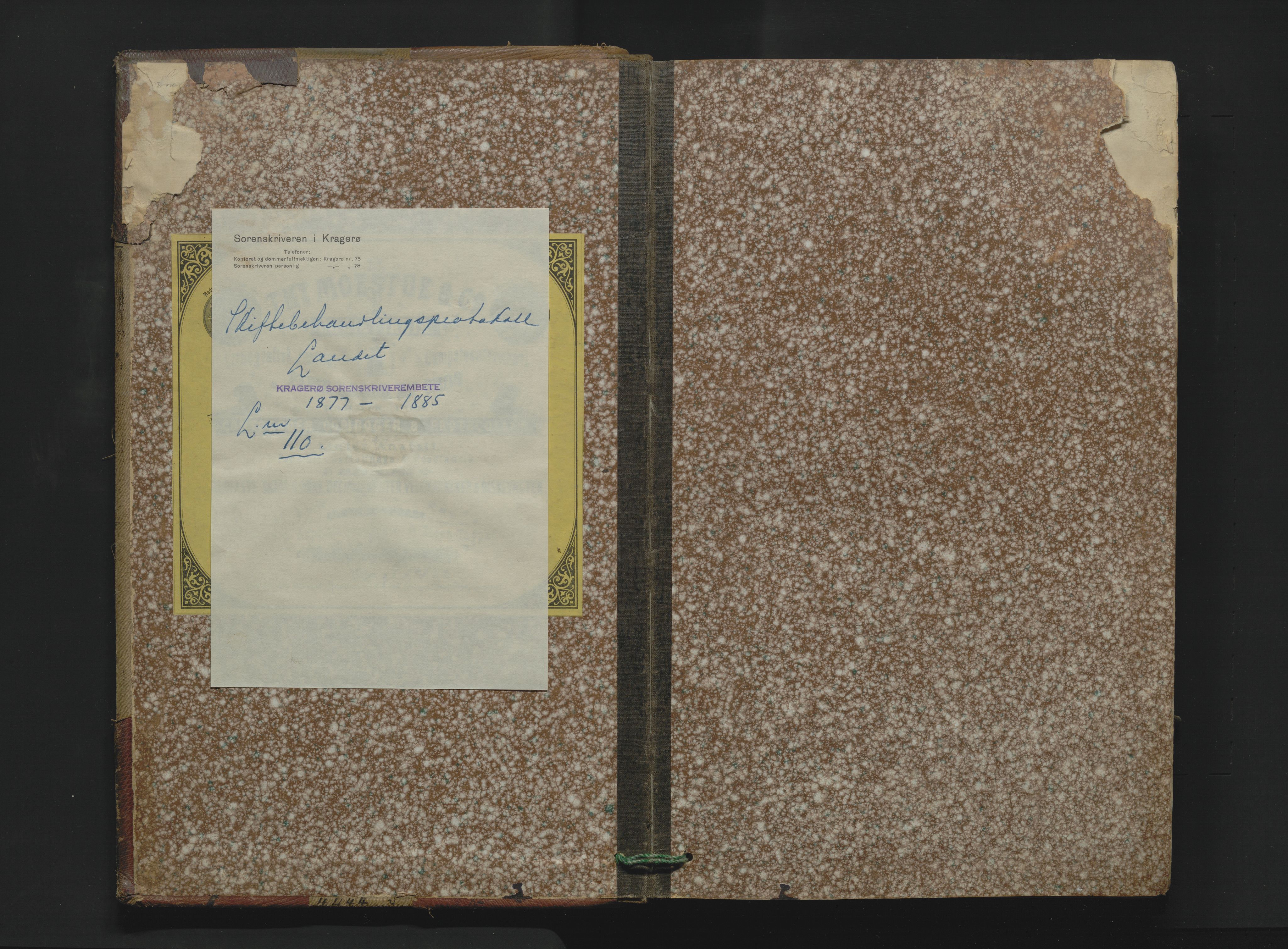 Bamble sorenskriveri, SAKO/A-214/H/Hb/Hbc/L0007: Skifteforhandlingsprotokoll, 1877-1885