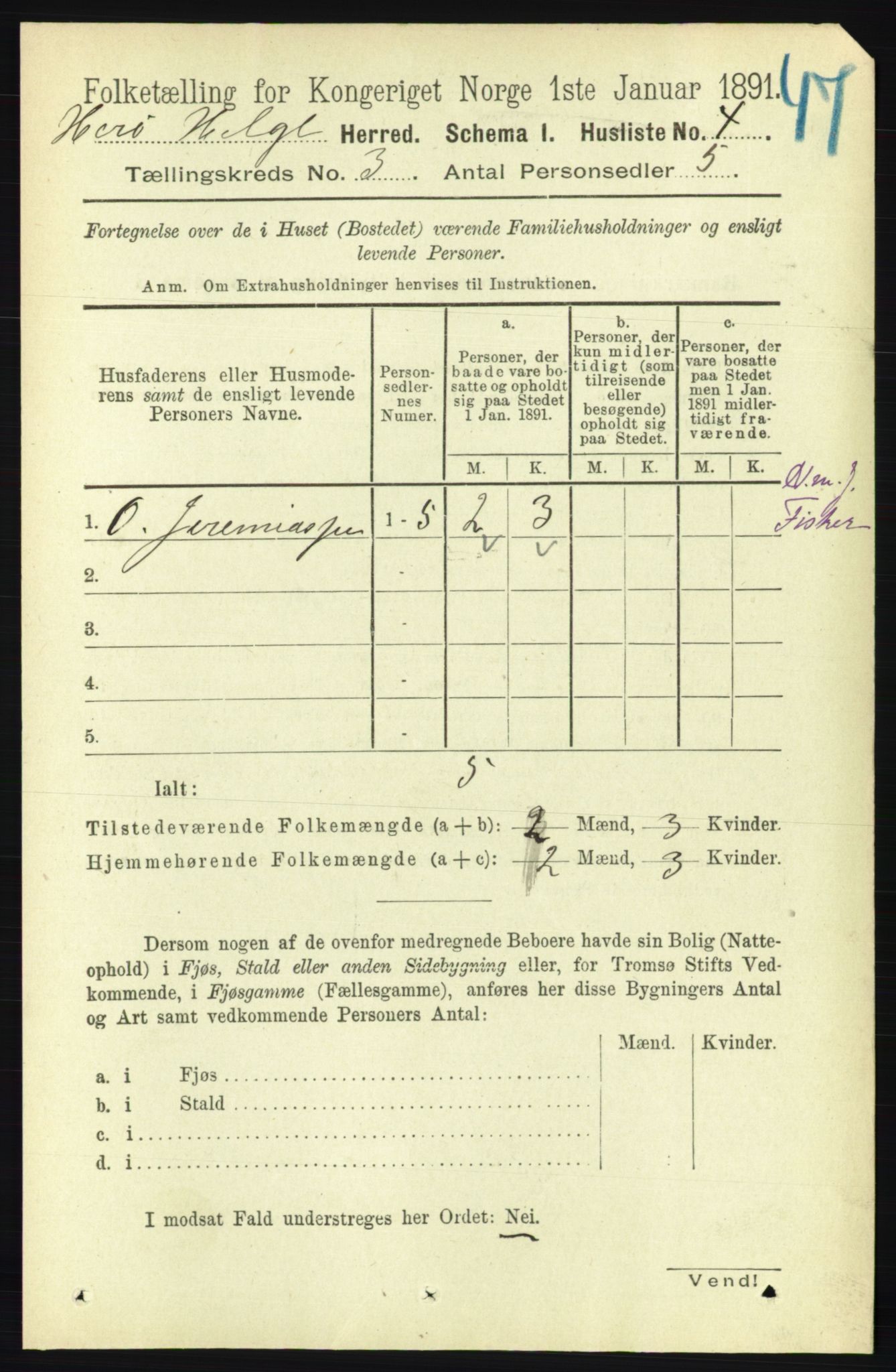 RA, 1891 census for 1818 Herøy, 1891, p. 586