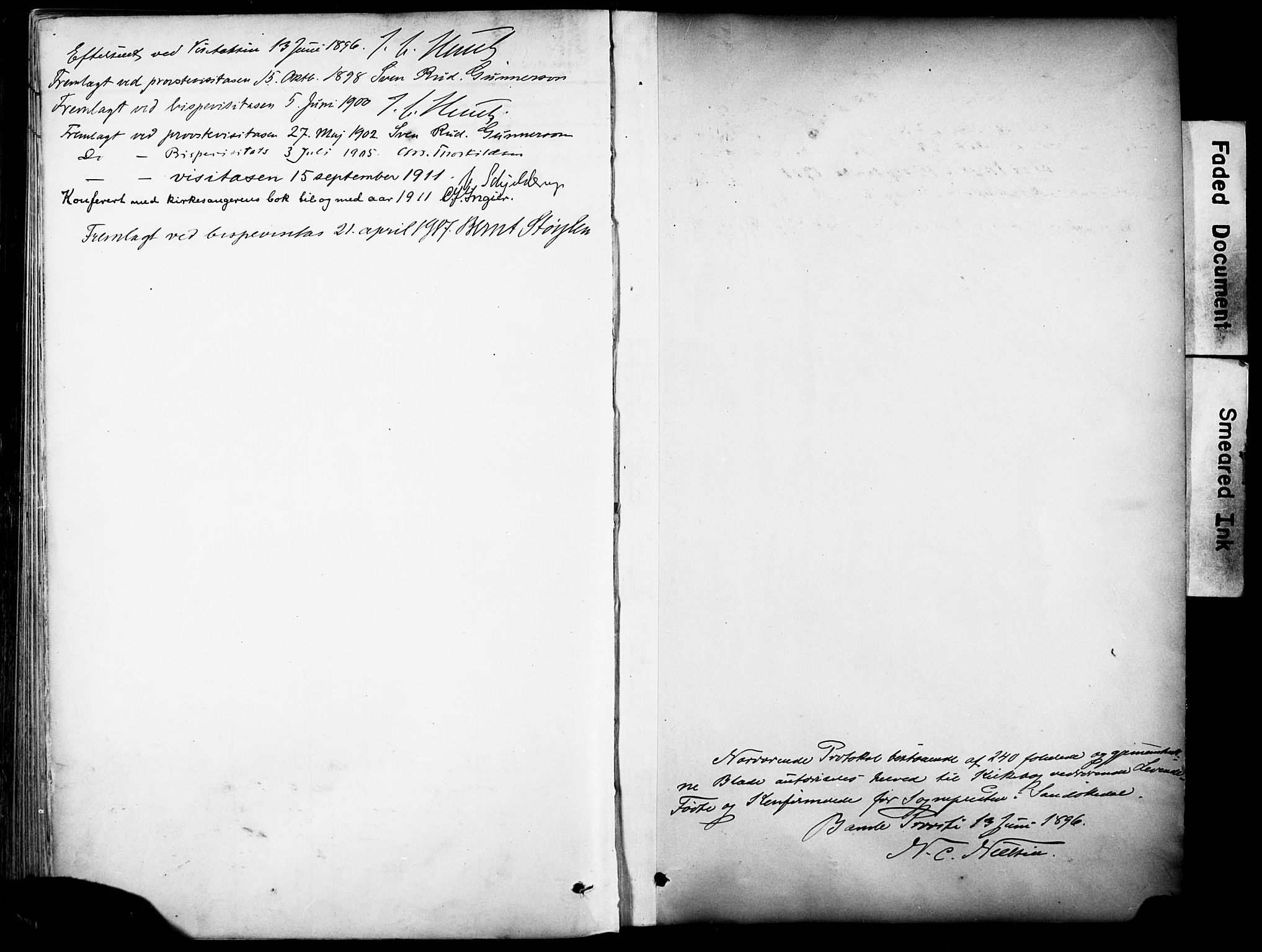Sannidal kirkebøker, SAKO/A-296/F/Fa/L0016: Parish register (official) no. 16, 1895-1911