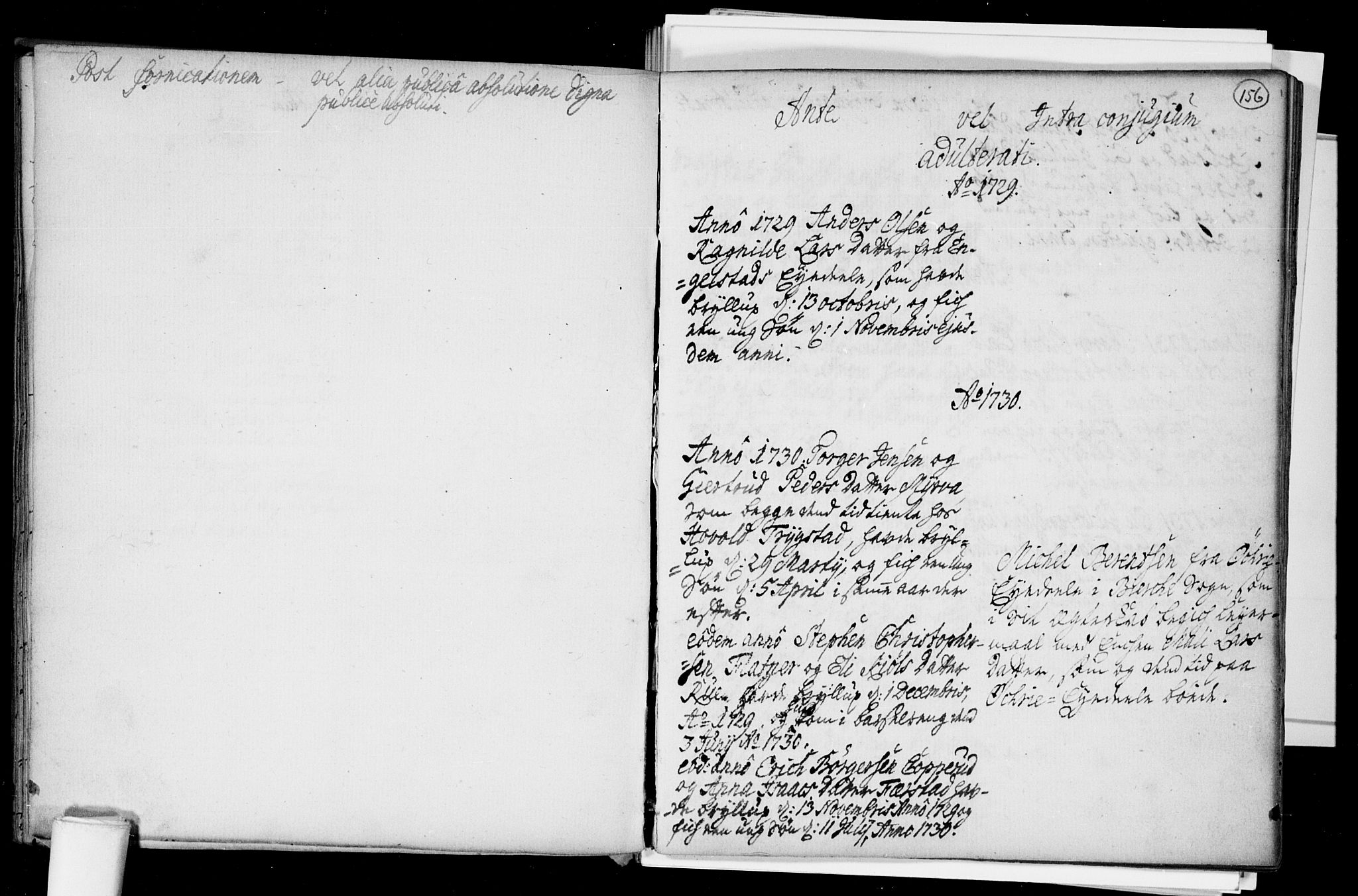 Nannestad prestekontor Kirkebøker, SAO/A-10414a/F/Fa/L0005: Parish register (official) no. I 5, 1729-1738, p. 156