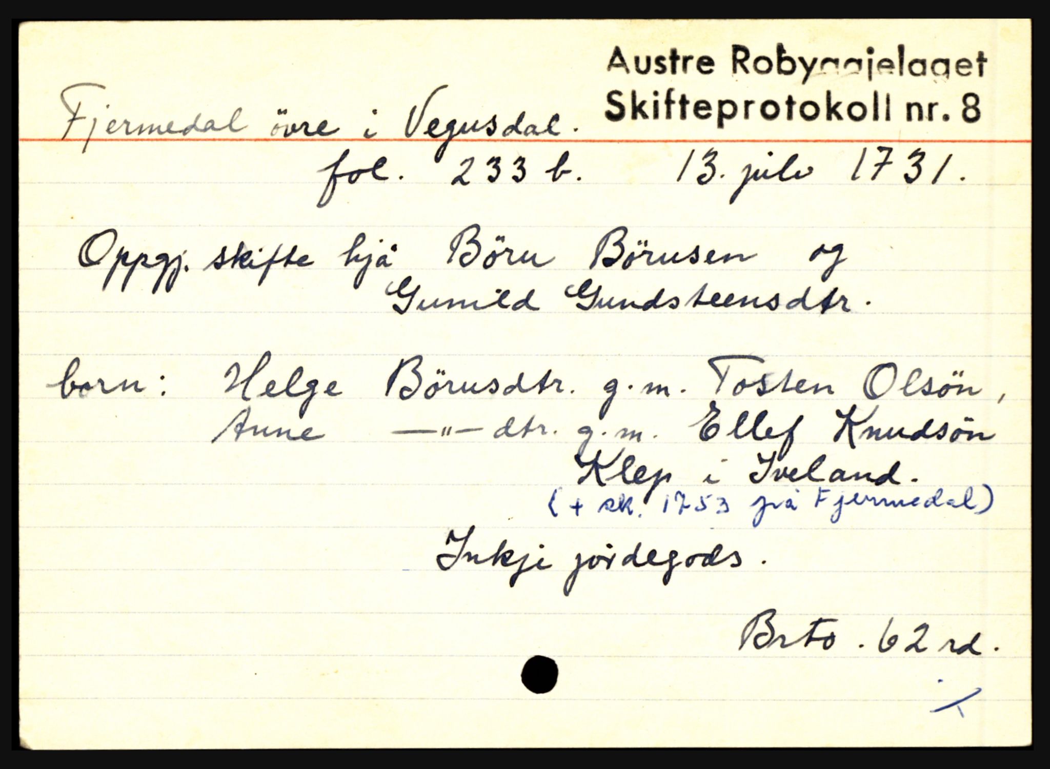 Østre Råbyggelag sorenskriveri, AV/SAK-1221-0016/H, p. 2919