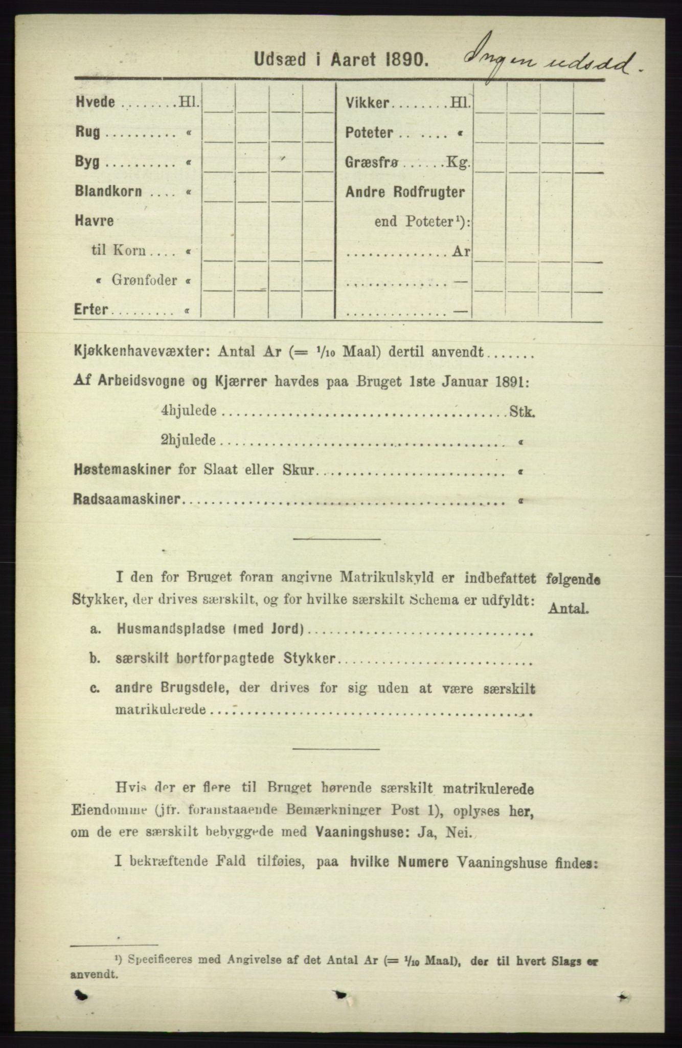 RA, 1891 census for 1230 Ullensvang, 1891, p. 7435