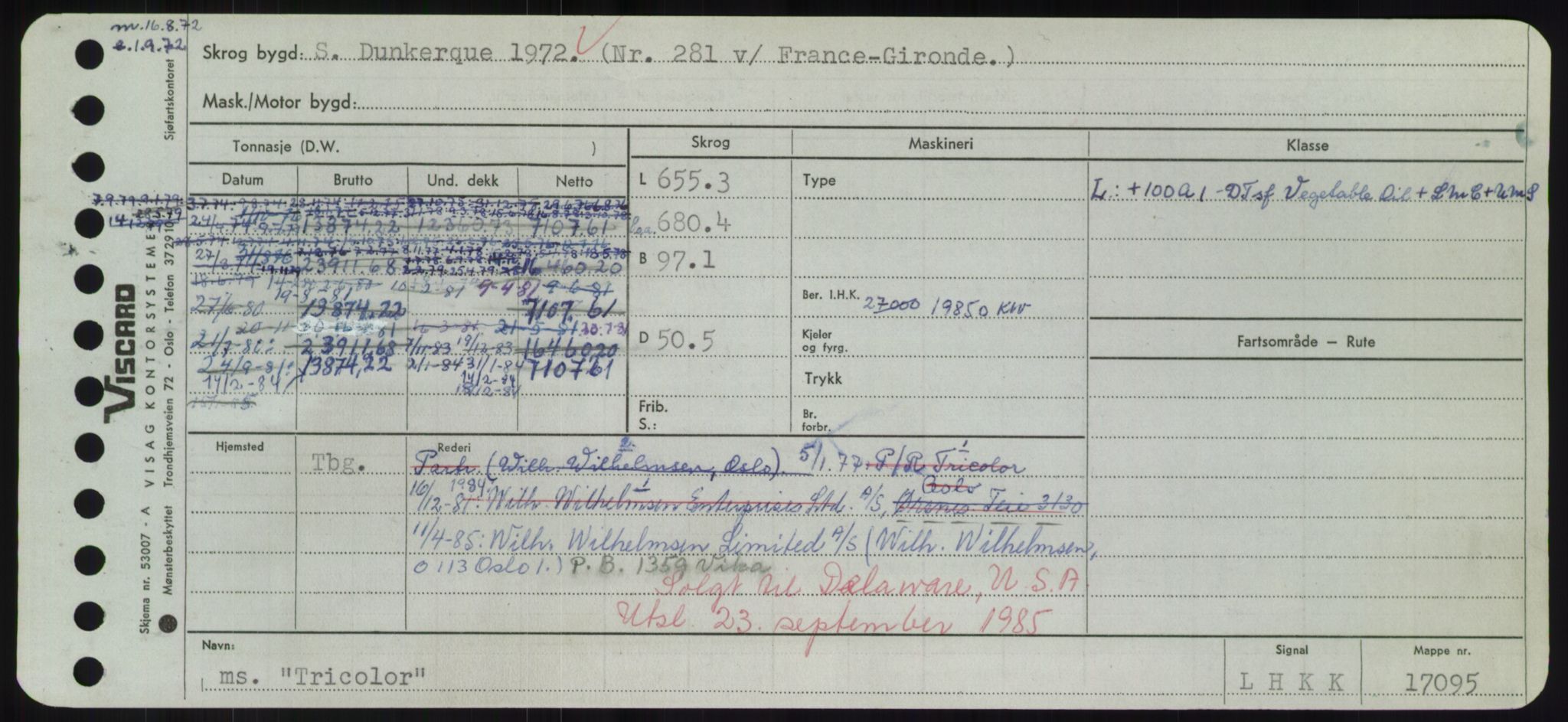 Sjøfartsdirektoratet med forløpere, Skipsmålingen, RA/S-1627/H/Hd/L0039: Fartøy, Ti-Tø, p. 563