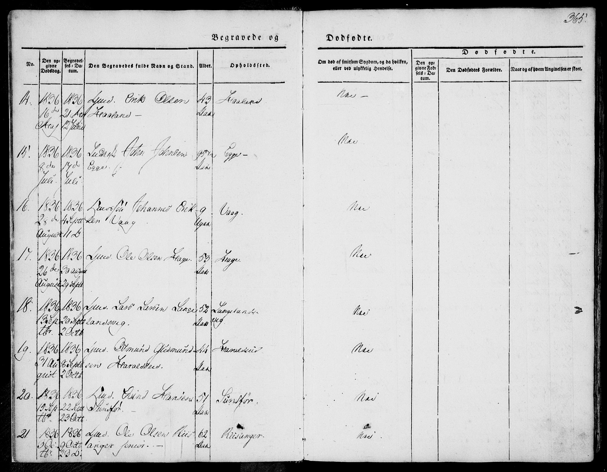 Skjold sokneprestkontor, AV/SAST-A-101847/H/Ha/Haa/L0006: Parish register (official) no. A 6.2, 1835-1858, p. 365