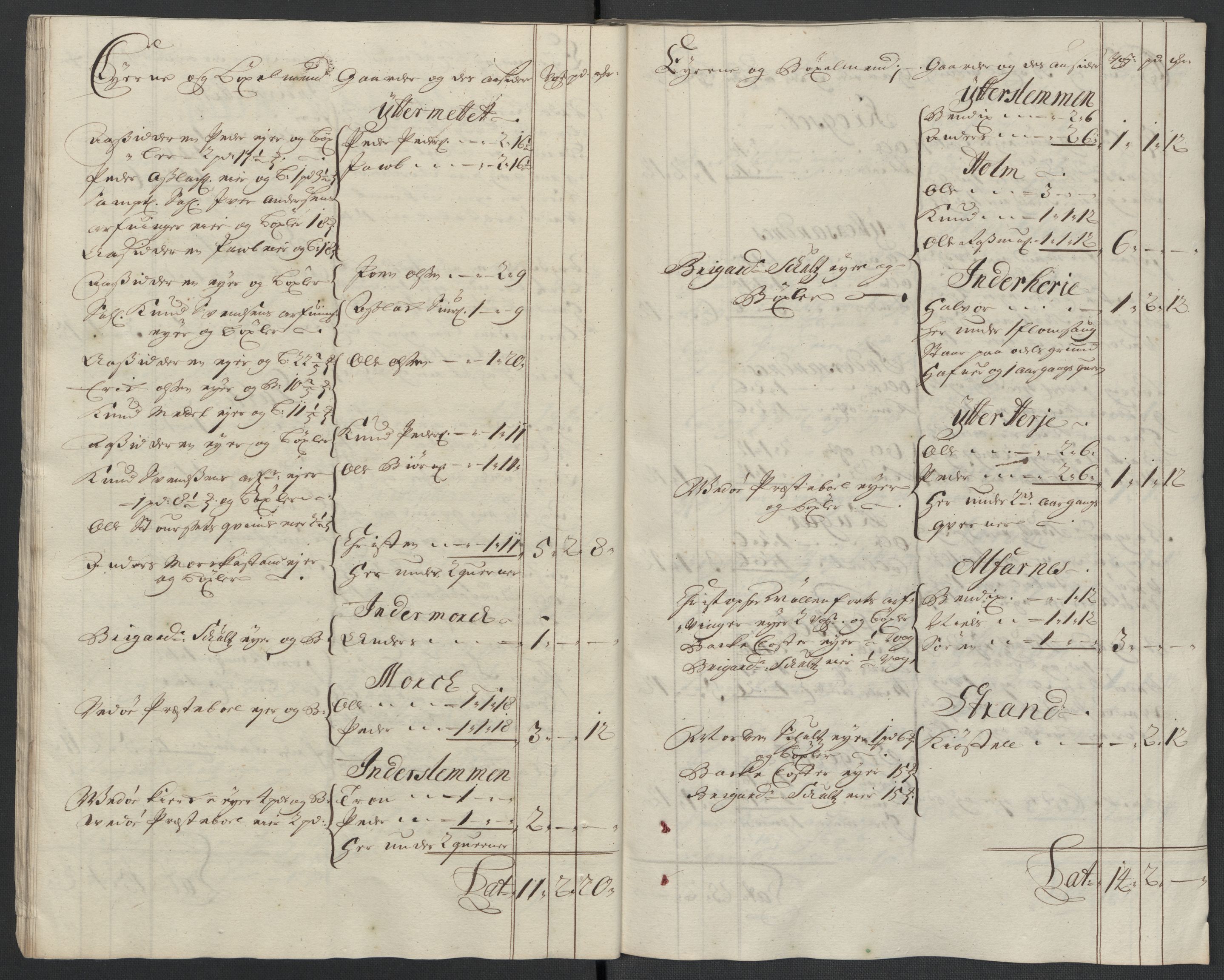 Rentekammeret inntil 1814, Reviderte regnskaper, Fogderegnskap, RA/EA-4092/R55/L3656: Fogderegnskap Romsdal, 1703-1705, p. 186