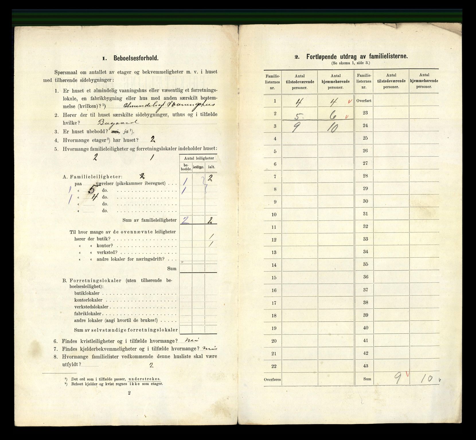 RA, 1910 census for Trondheim, 1910, p. 16560