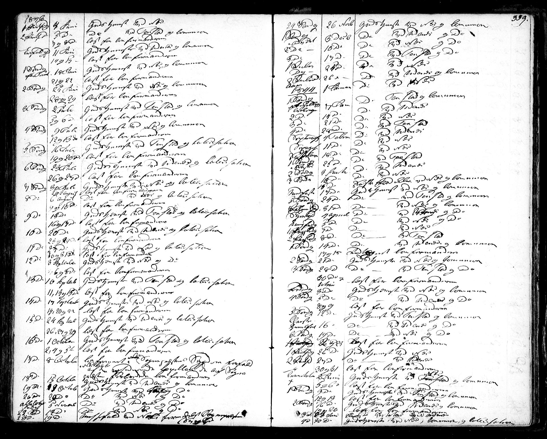 Nes prestekontor Kirkebøker, AV/SAO-A-10410/F/Fa/L0006: Parish register (official) no. I 6, 1833-1845, p. 339