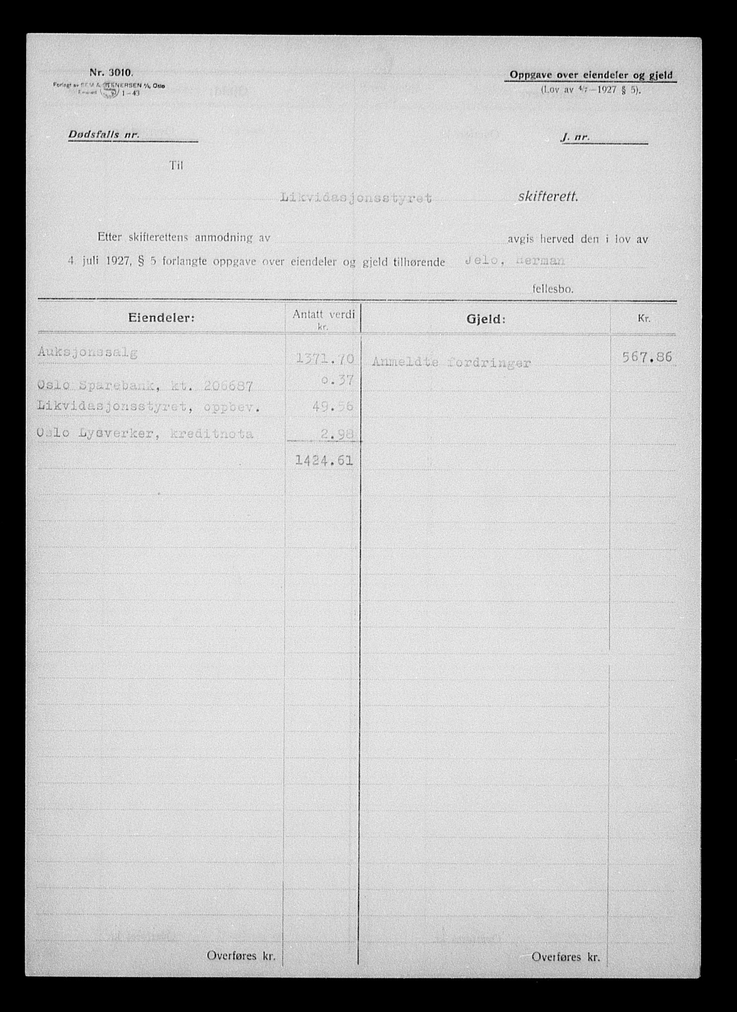 Justisdepartementet, Tilbakeføringskontoret for inndratte formuer, RA/S-1564/H/Hc/Hcc/L0947: --, 1945-1947, p. 528