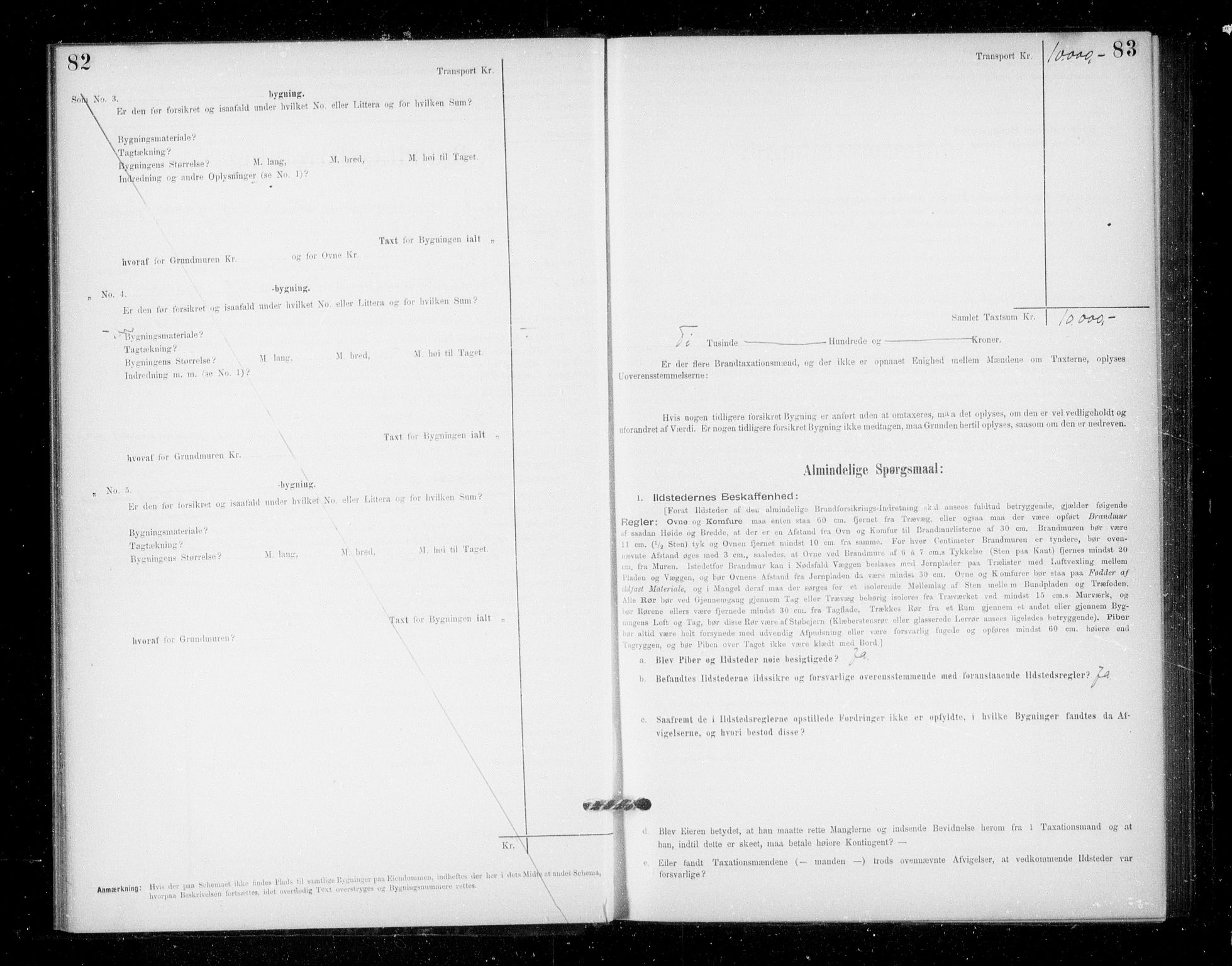 Lensmannen i Jondal, AV/SAB-A-33101/0012/L0005: Branntakstprotokoll, skjematakst, 1894-1951, p. 82-83