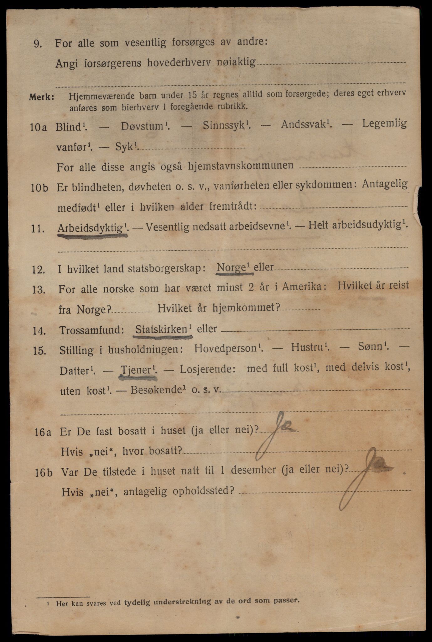 SAST, 1920 census for Stavanger, 1920, p. 112295