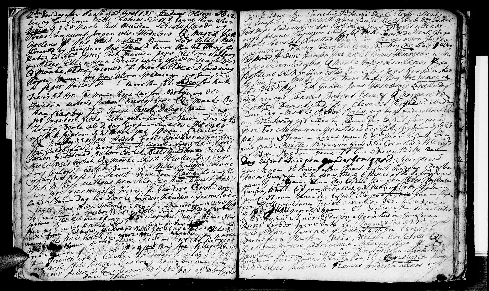 Fjære sokneprestkontor, AV/SAK-1111-0011/F/Fb/L0003: Parish register (copy) no. B 3, 1758-1765, p. 22-23