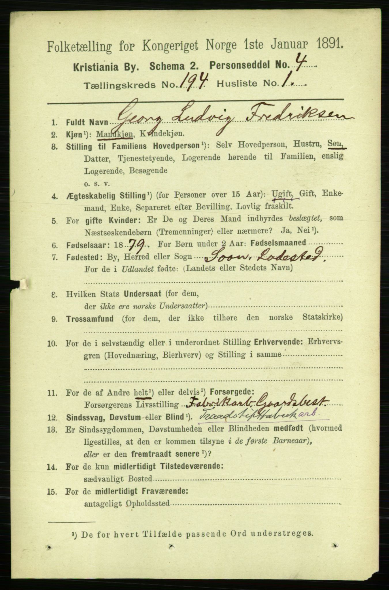 RA, 1891 census for 0301 Kristiania, 1891, p. 116904