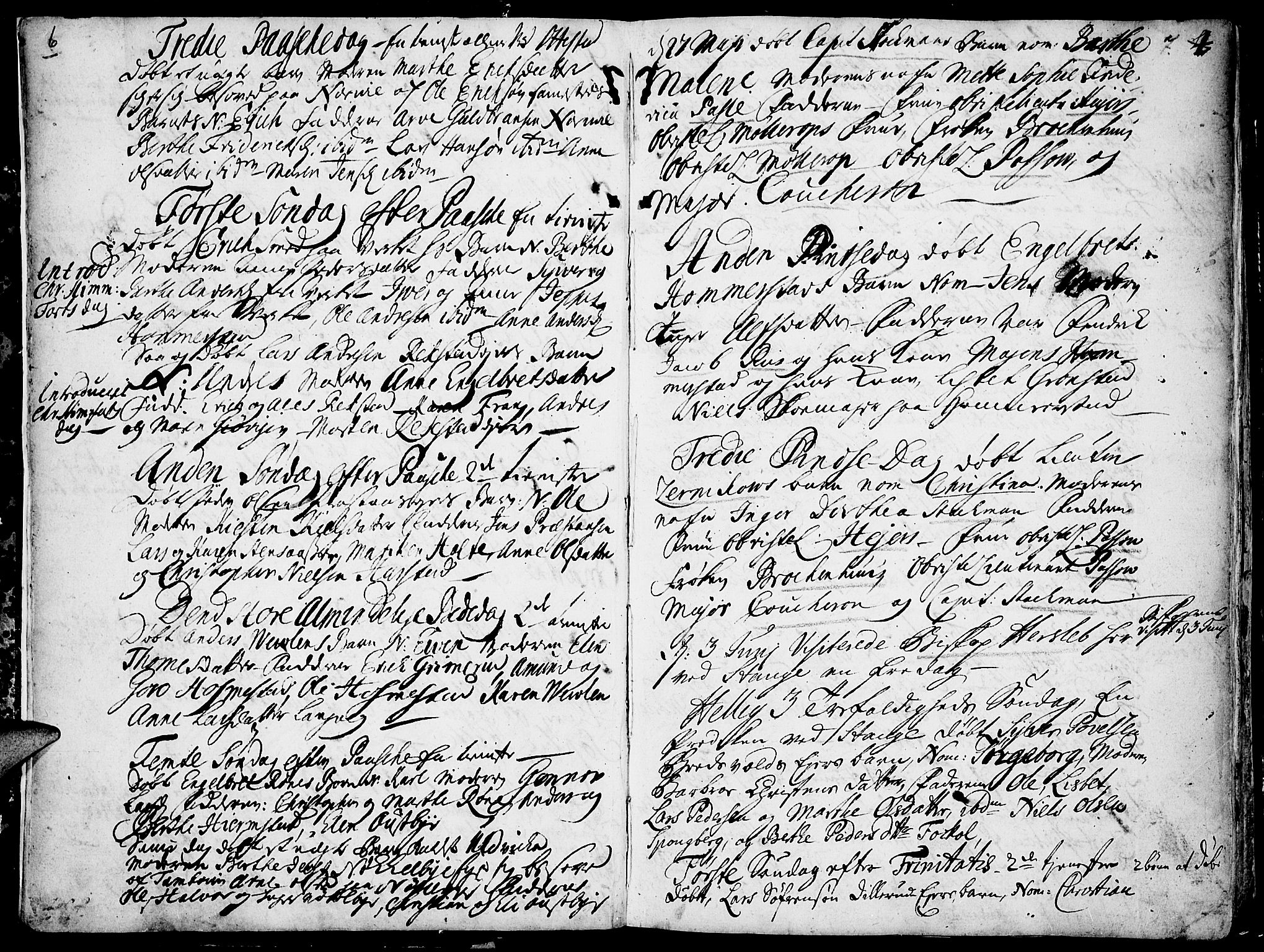 Stange prestekontor, AV/SAH-PREST-002/K/L0004: Parish register (official) no. 4, 1735-1754, p. 6-7