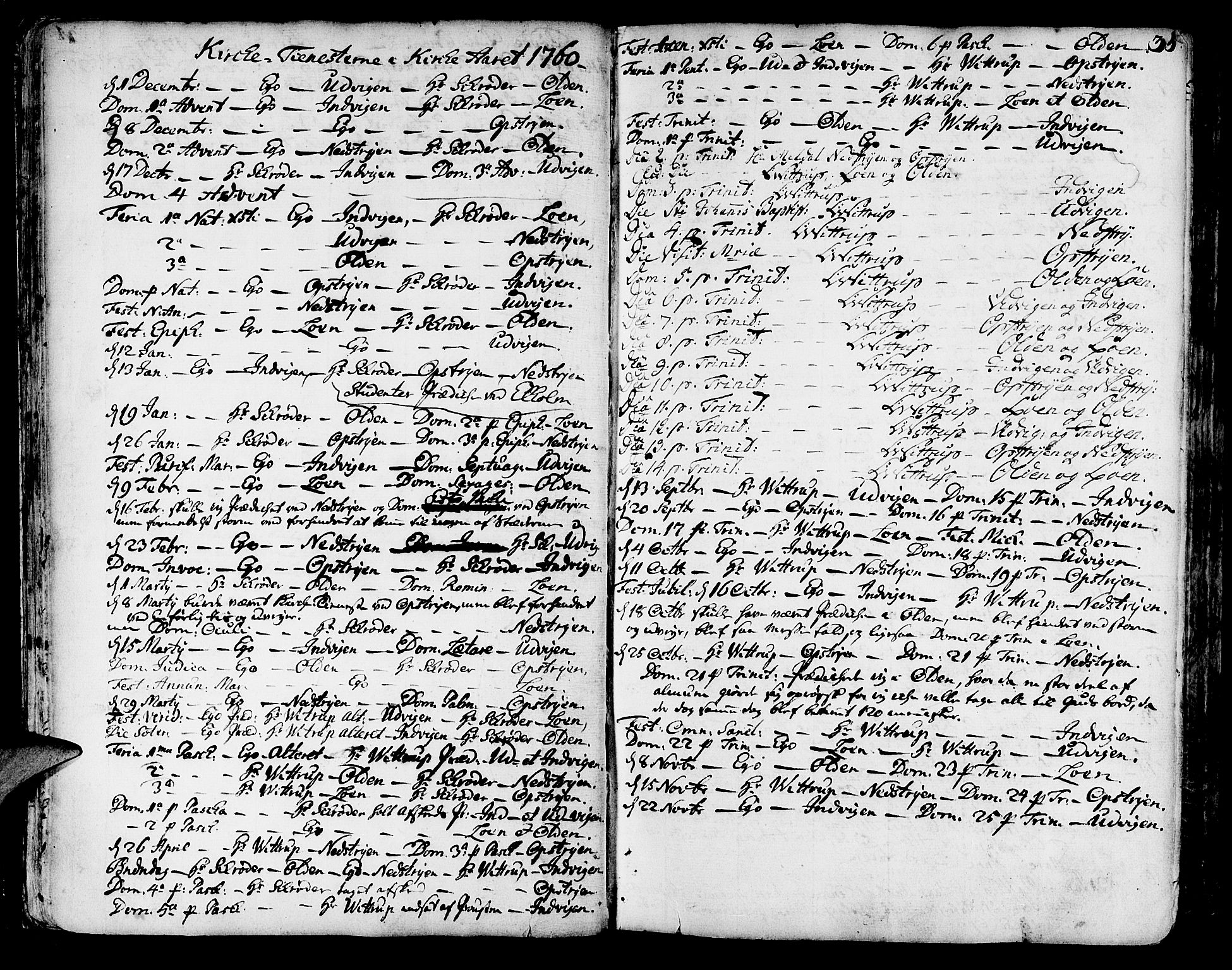 Innvik sokneprestembete, SAB/A-80501: Parish register (official) no. A 1, 1750-1816, p. 35