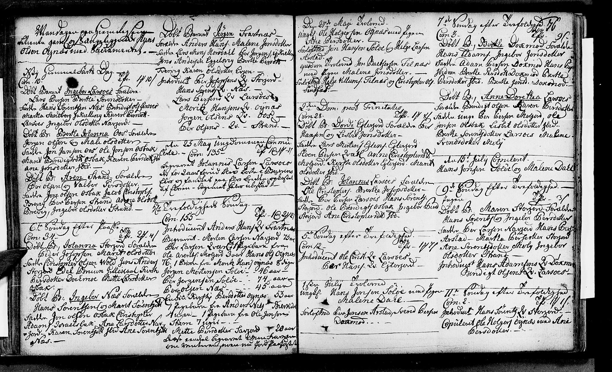 Ministerialprotokoller, klokkerbøker og fødselsregistre - Nordland, SAT/A-1459/846/L0643: Parish register (official) no. 846A01, 1748-1804, p. 76