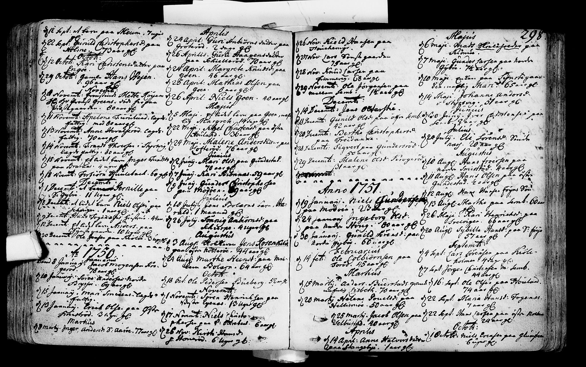Nøtterøy kirkebøker, SAKO/A-354/F/Fa/L0002: Parish register (official) no. I 2, 1738-1790, p. 298