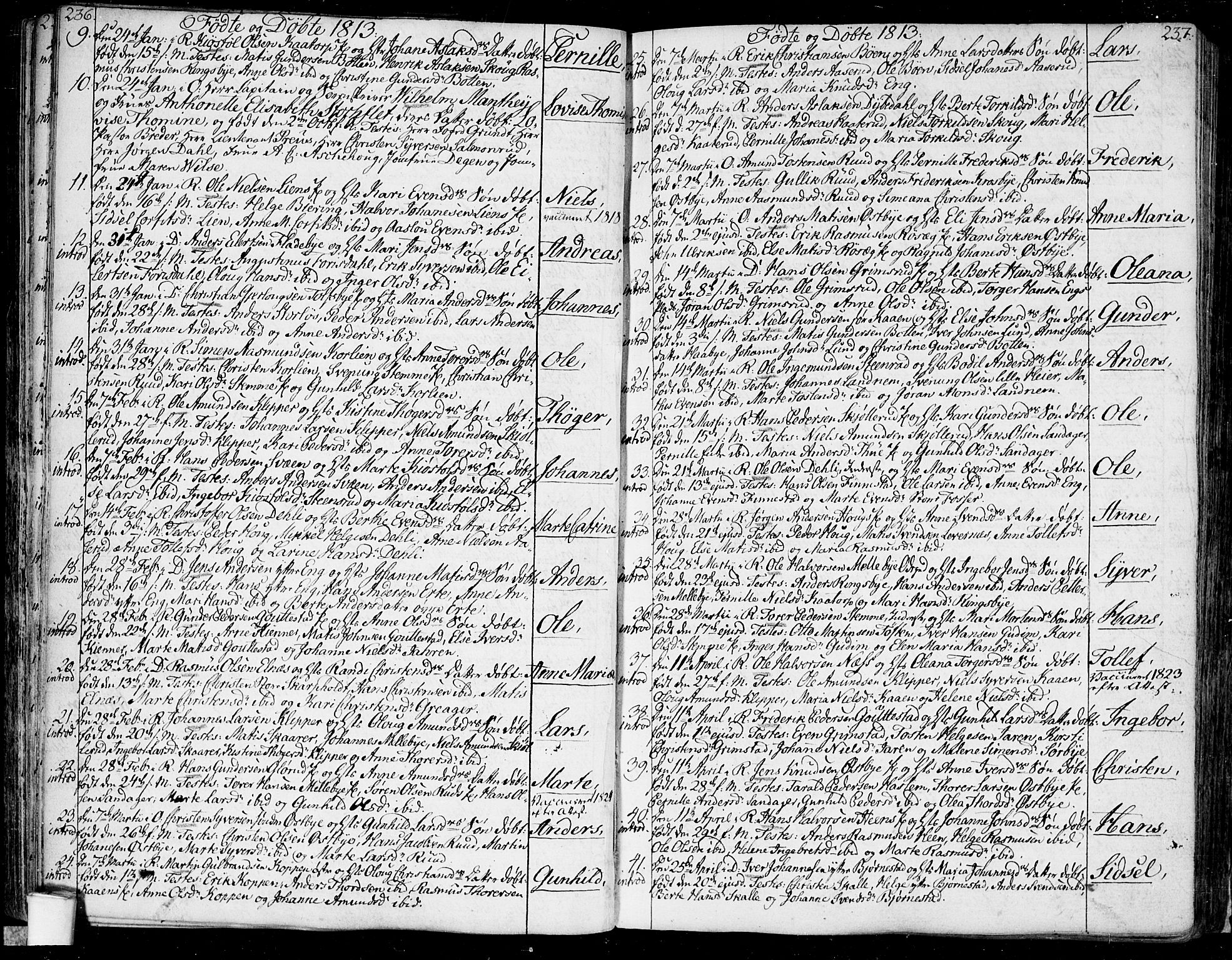 Rakkestad prestekontor Kirkebøker, AV/SAO-A-2008/F/Fa/L0005: Parish register (official) no. I 5, 1784-1814, p. 236-237