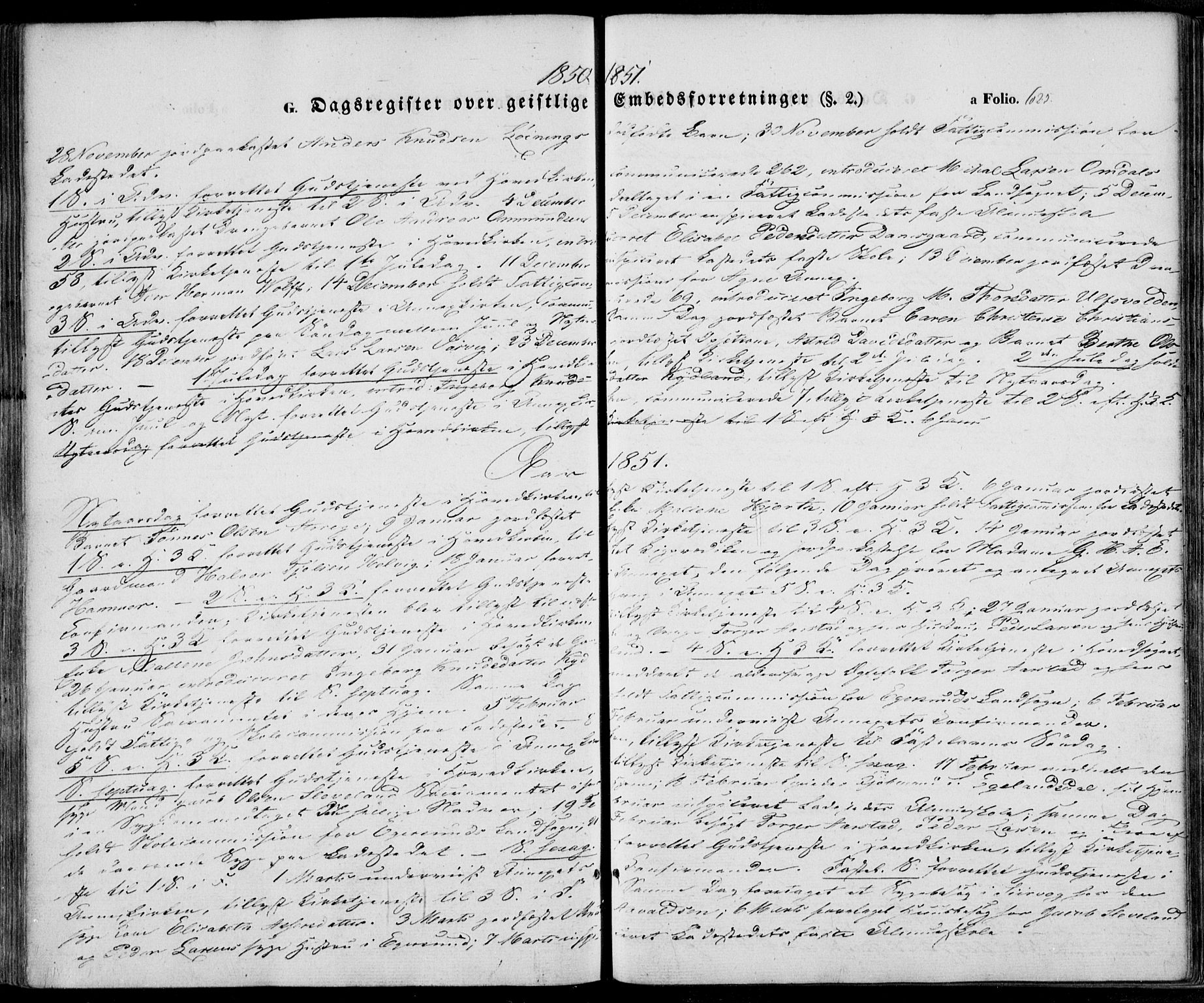 Eigersund sokneprestkontor, SAST/A-101807/S08/L0013: Parish register (official) no. A 12.2, 1850-1865, p. 625