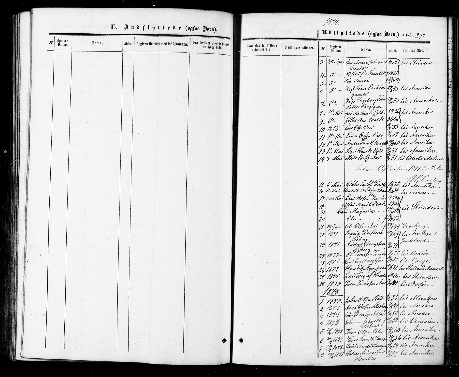 Ministerialprotokoller, klokkerbøker og fødselsregistre - Sør-Trøndelag, SAT/A-1456/674/L0870: Parish register (official) no. 674A02, 1861-1879, p. 275