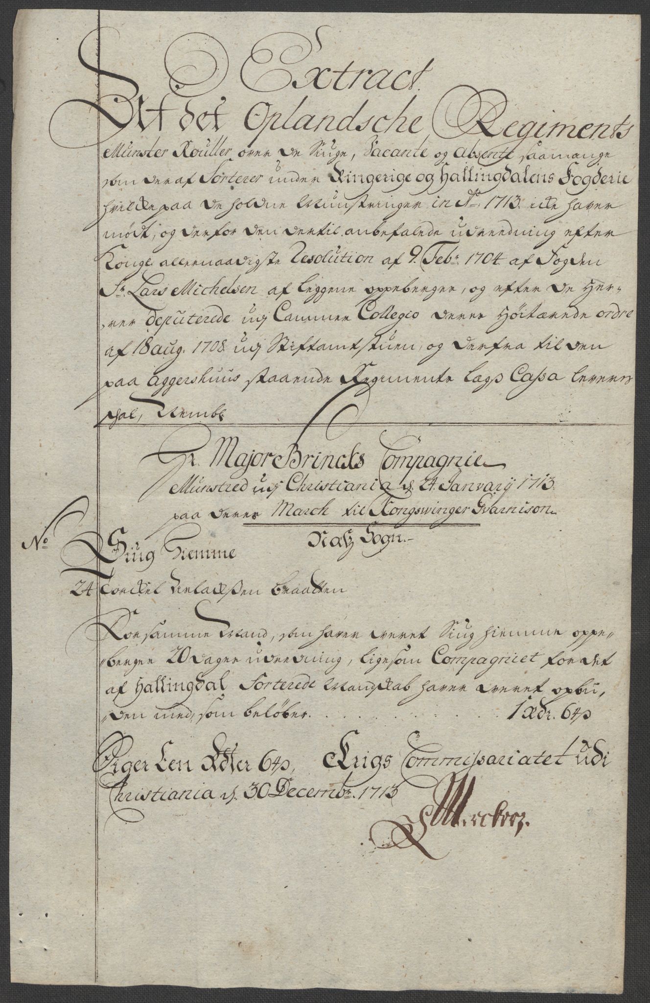 Rentekammeret inntil 1814, Reviderte regnskaper, Fogderegnskap, RA/EA-4092/R23/L1471: Fogderegnskap Ringerike og Hallingdal, 1713-1714, p. 392