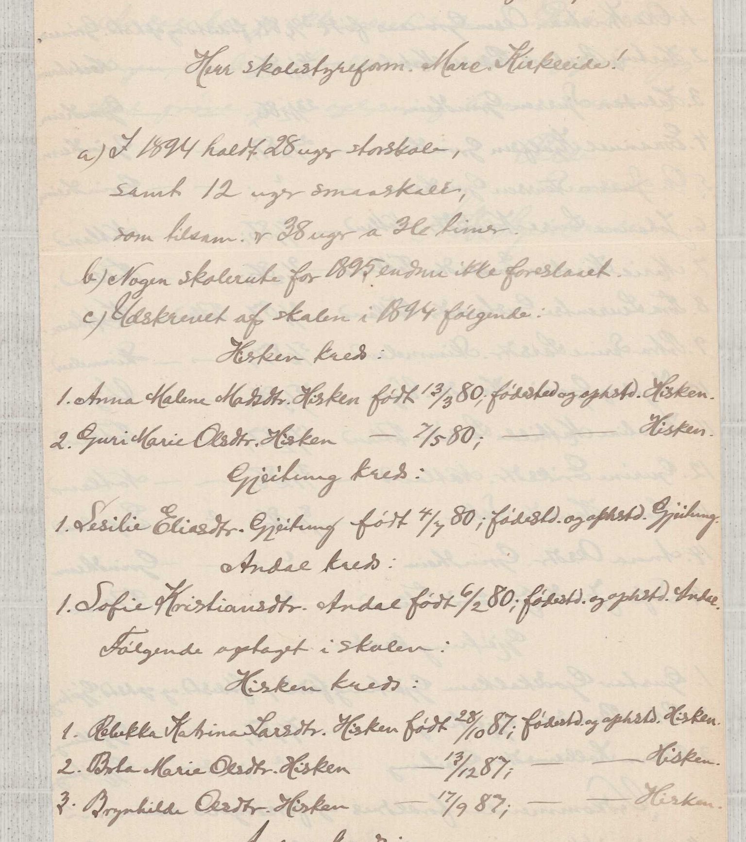 Finnaas kommune. Skulestyret, IKAH/1218a-211/D/Da/L0001/0004: Kronologisk ordna korrespondanse / Kronologisk ordna korrespondanse , 1894-1896, p. 24