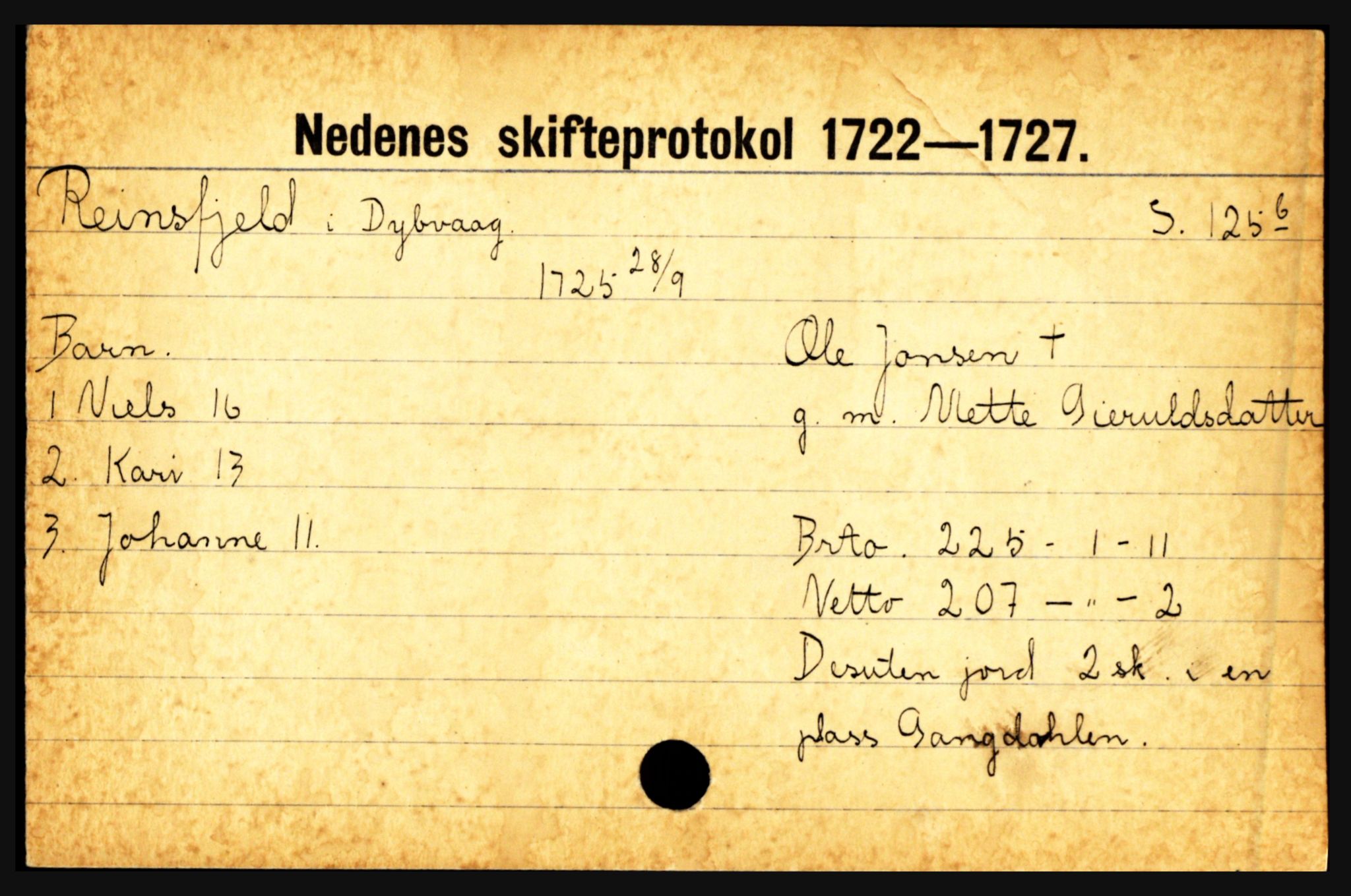 Nedenes sorenskriveri før 1824, AV/SAK-1221-0007/H, p. 23531