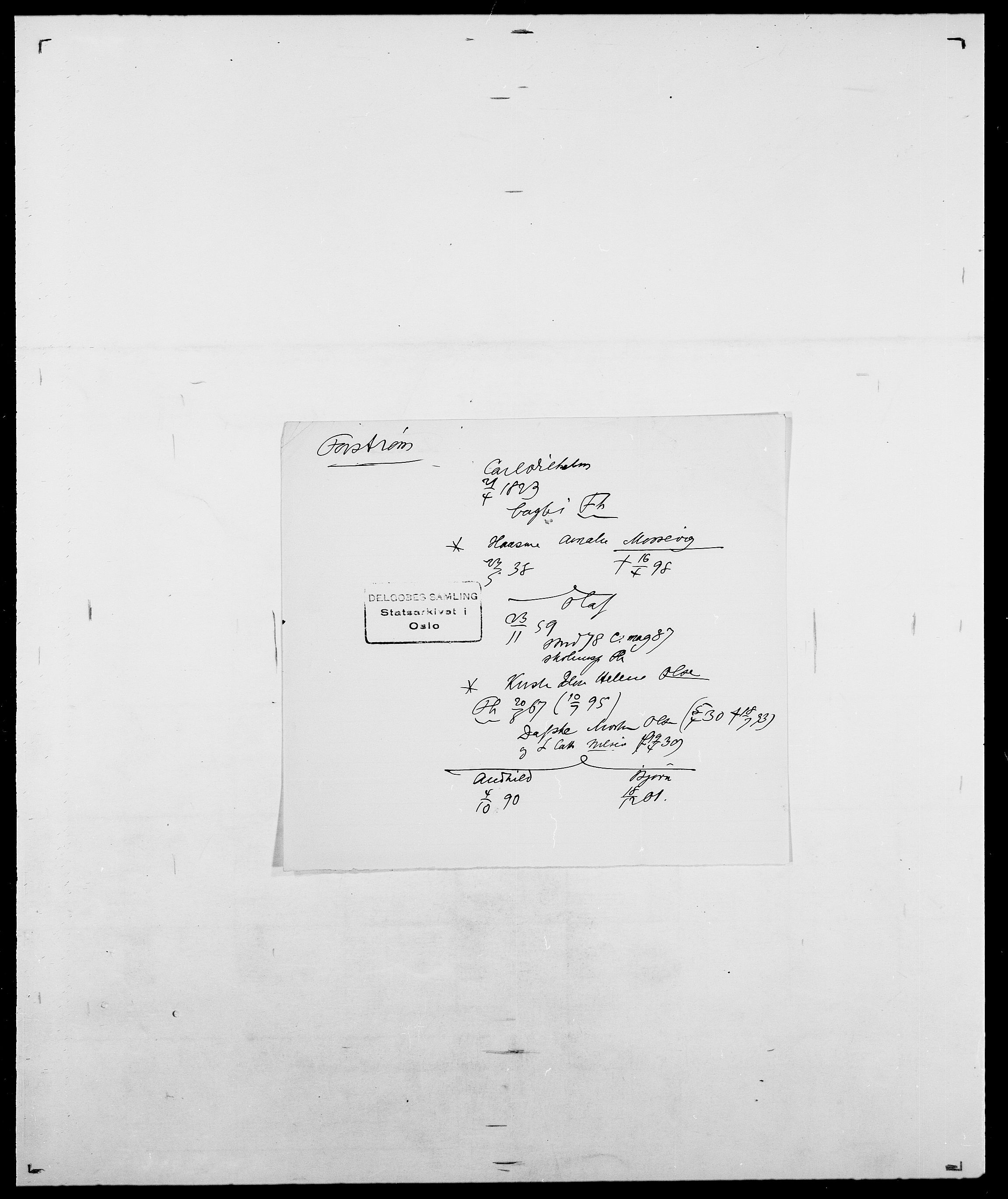 Delgobe, Charles Antoine - samling, SAO/PAO-0038/D/Da/L0012: Flor, Floer, Flohr - Fritzner, p. 613