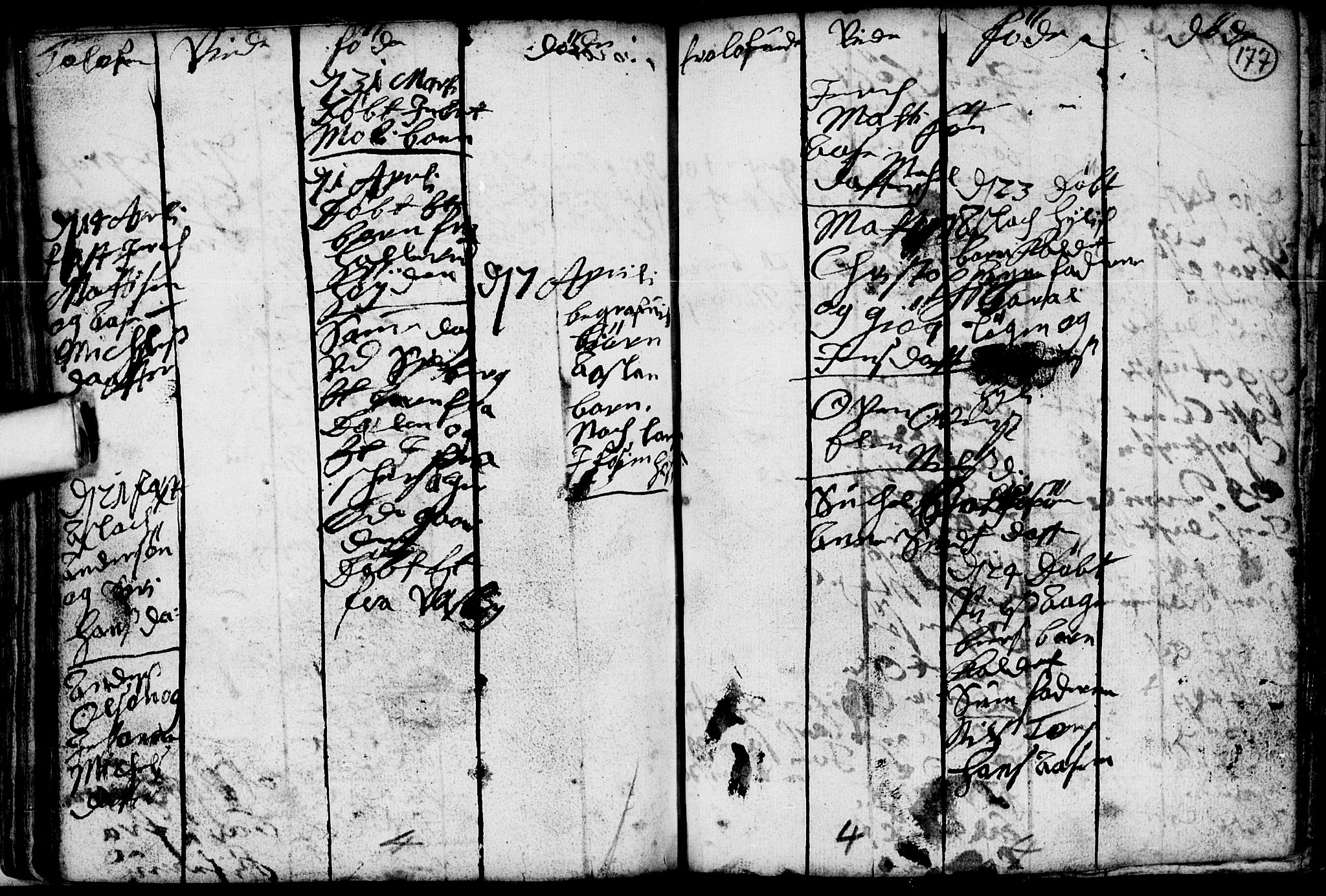 Spydeberg prestekontor Kirkebøker, AV/SAO-A-10924/F/Fa/L0001: Parish register (official) no. I 1, 1696-1738, p. 177