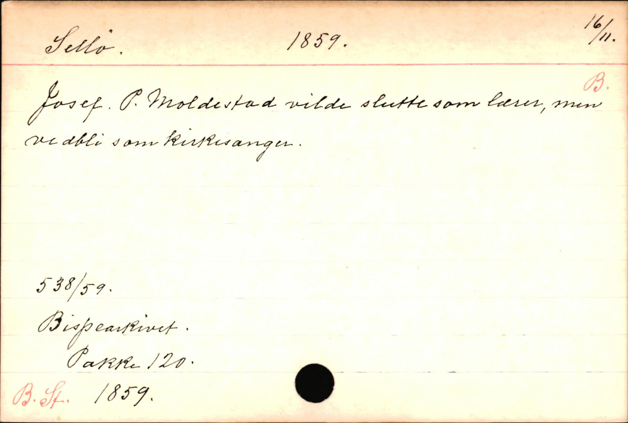 Haugen, Johannes - lærer, AV/SAB-SAB/PA-0036/01/L0001: Om klokkere og lærere, 1521-1904, p. 9615