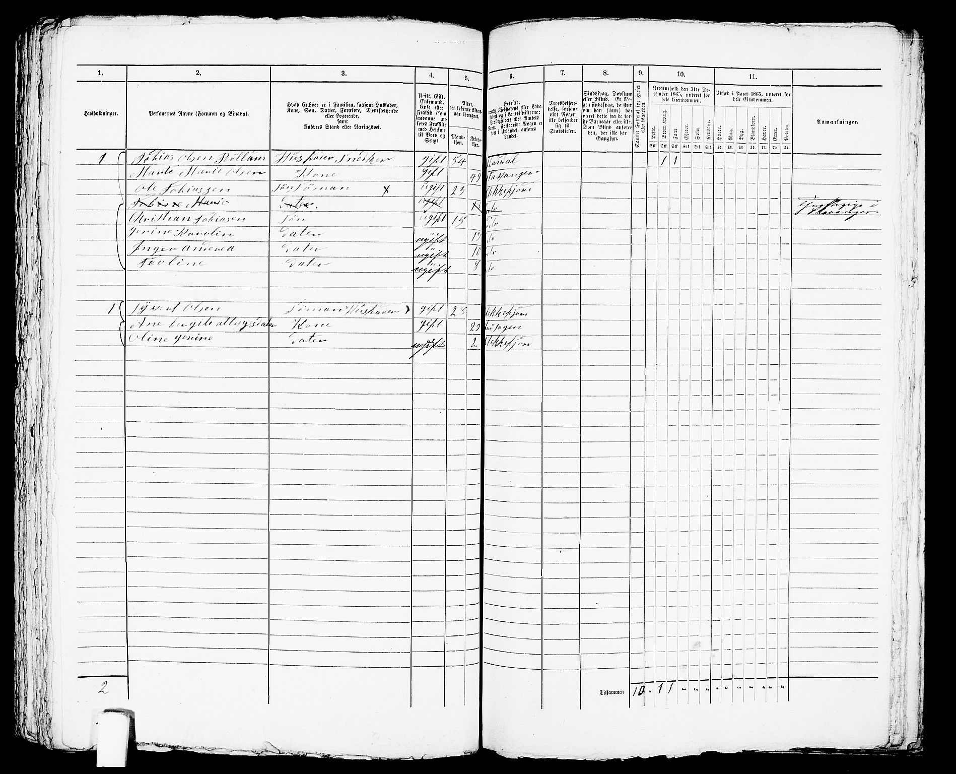 RA, 1865 census for Flekkefjord/Flekkefjord, 1865, p. 431