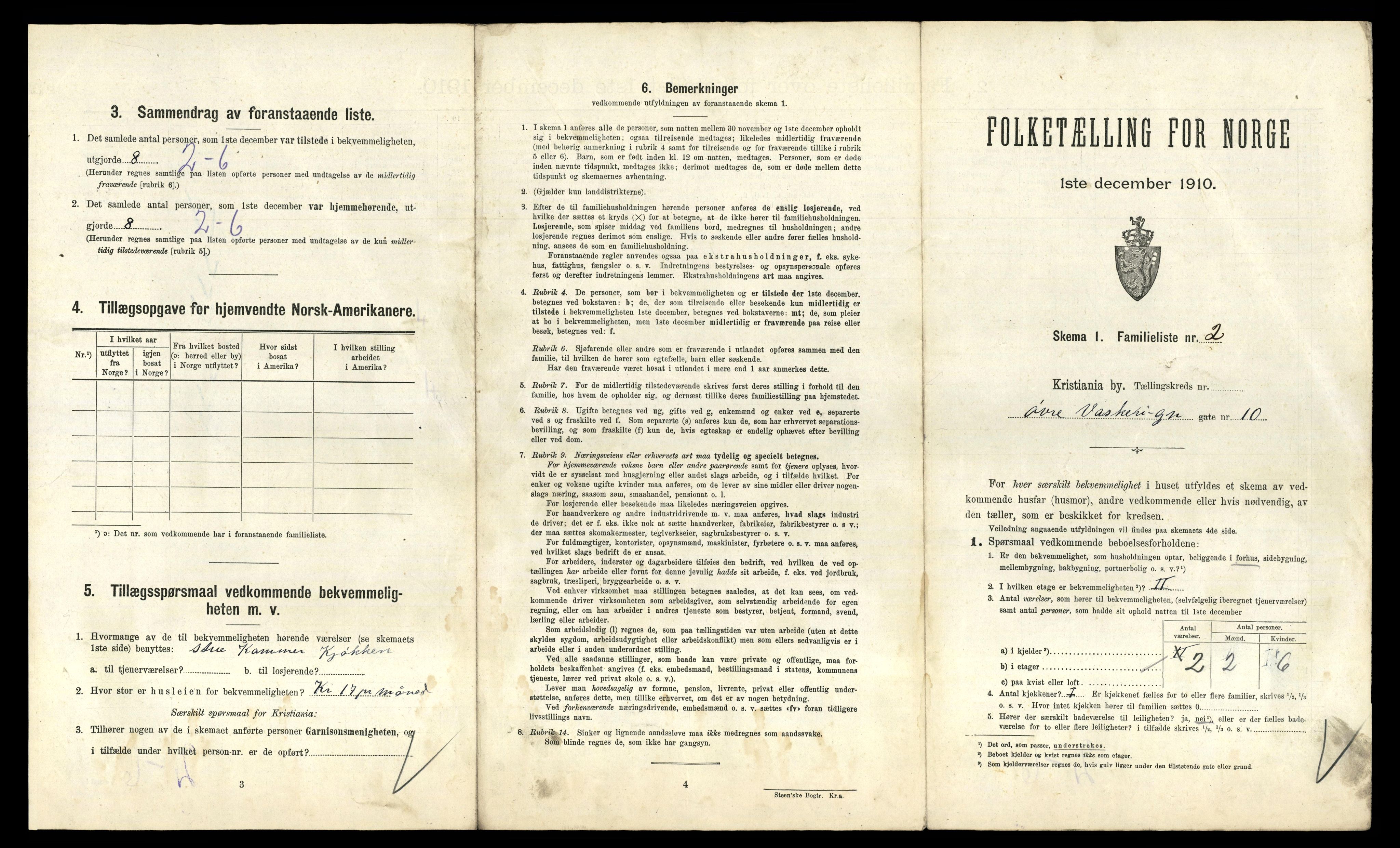 RA, 1910 census for Kristiania, 1910, p. 124873