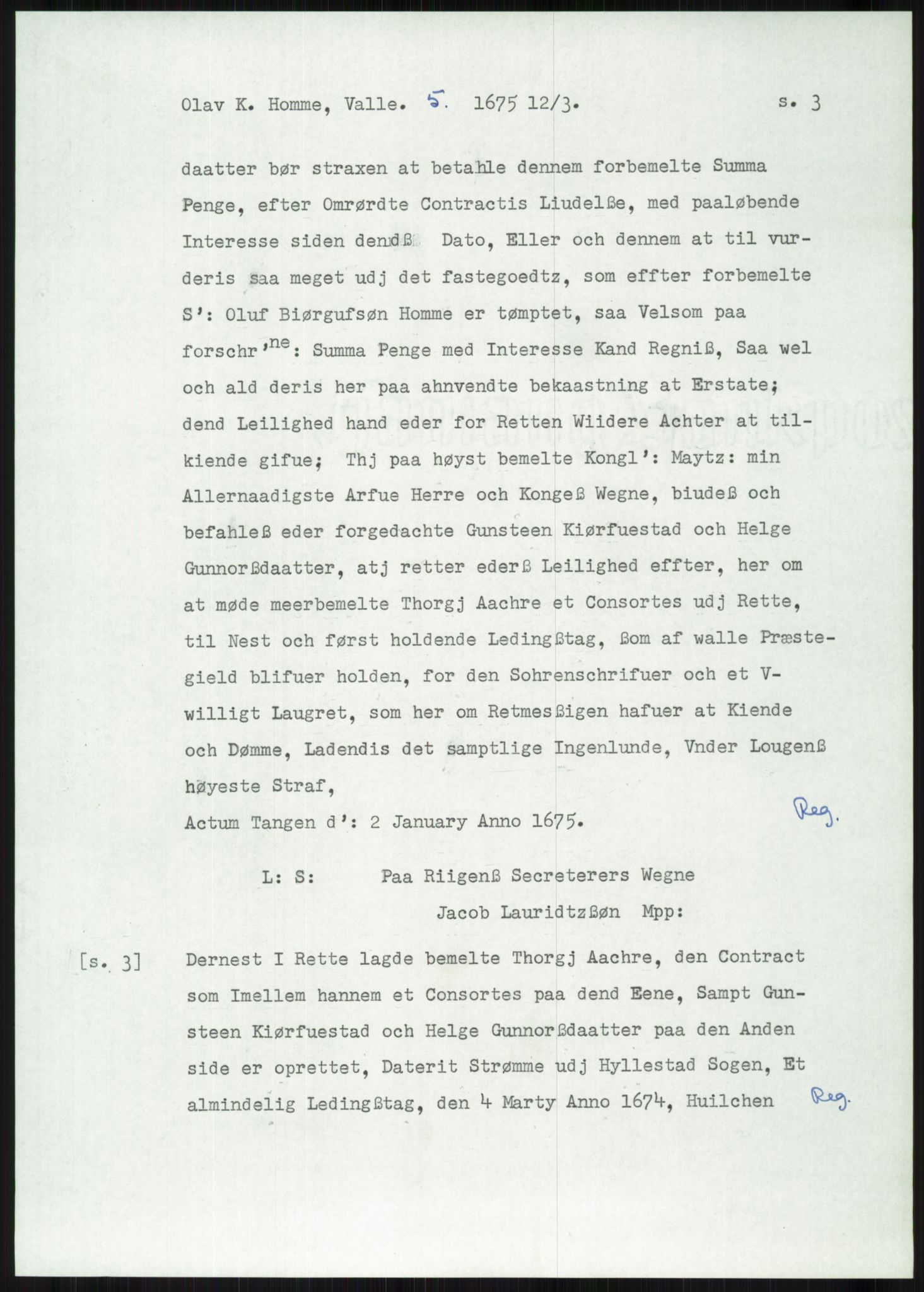 Samlinger til kildeutgivelse, Diplomavskriftsamlingen, AV/RA-EA-4053/H/Ha, p. 2478