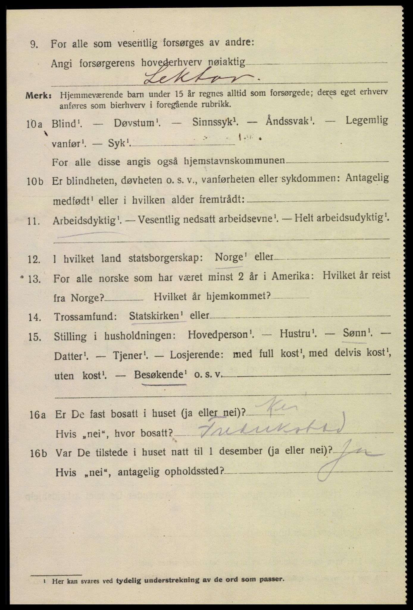 SAH, 1920 census for Gjøvik, 1920, p. 3317