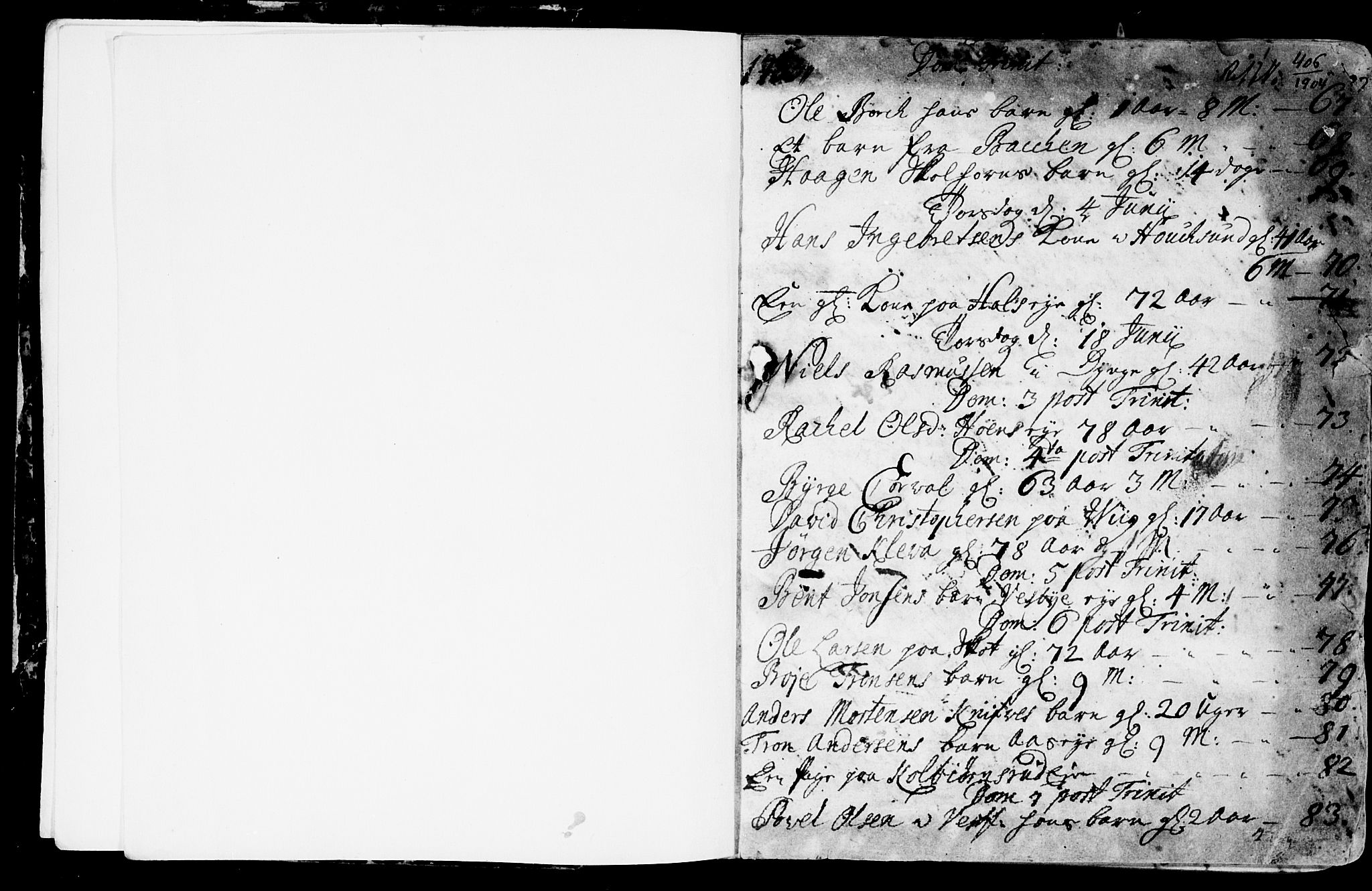 Eiker kirkebøker, SAKO/A-4/F/Fa/L0007: Parish register (official) no. I 7 /1, 1733-1808, p. 1