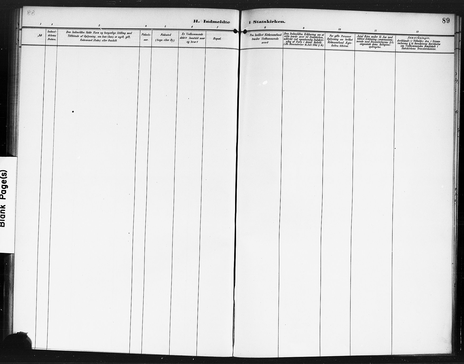 Rødenes prestekontor Kirkebøker, AV/SAO-A-2005/F/Fb/L0002: Parish register (official) no. II 2, 1890-1900, p. 89