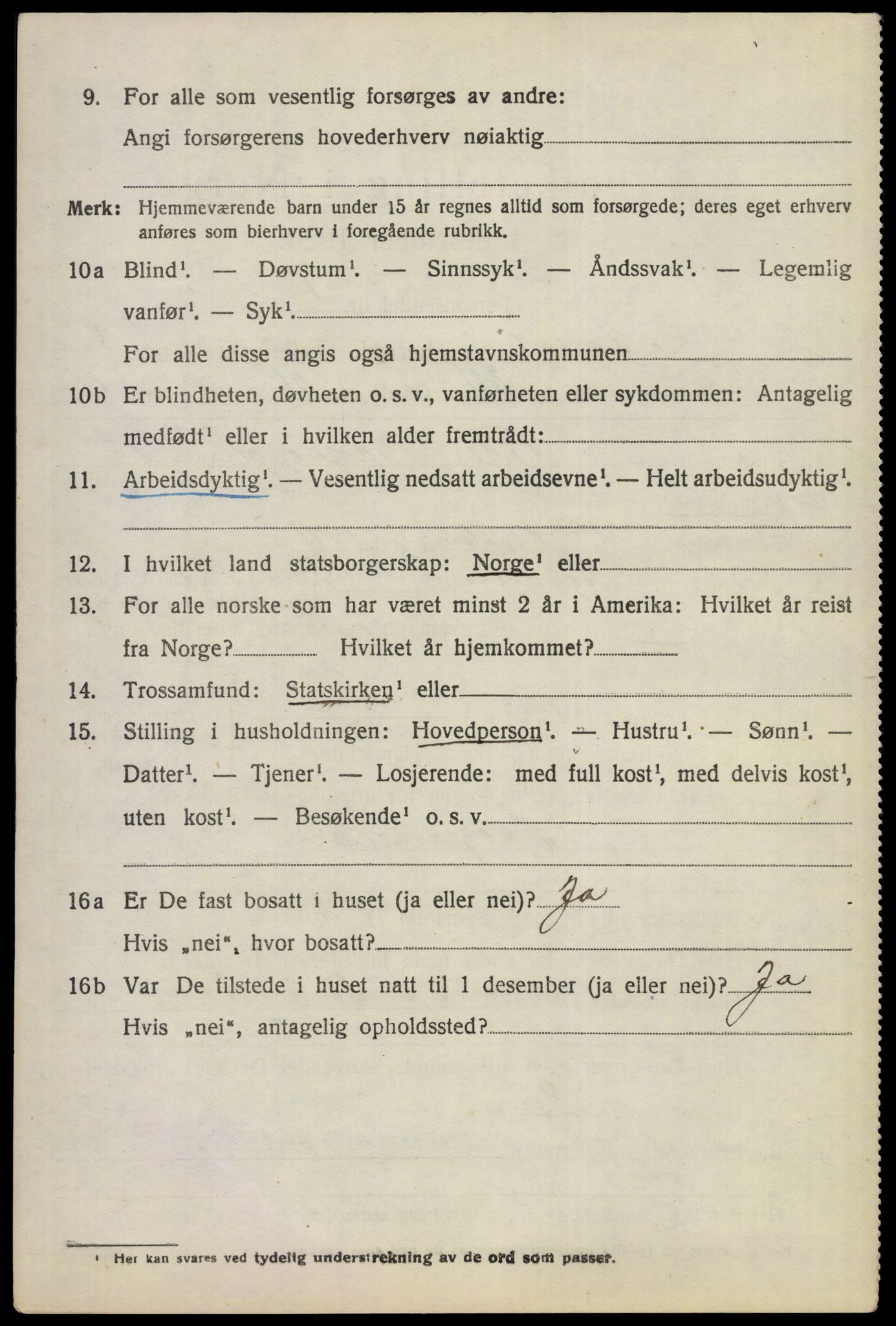 SAKO, 1920 census for Ådal, 1920, p. 5727