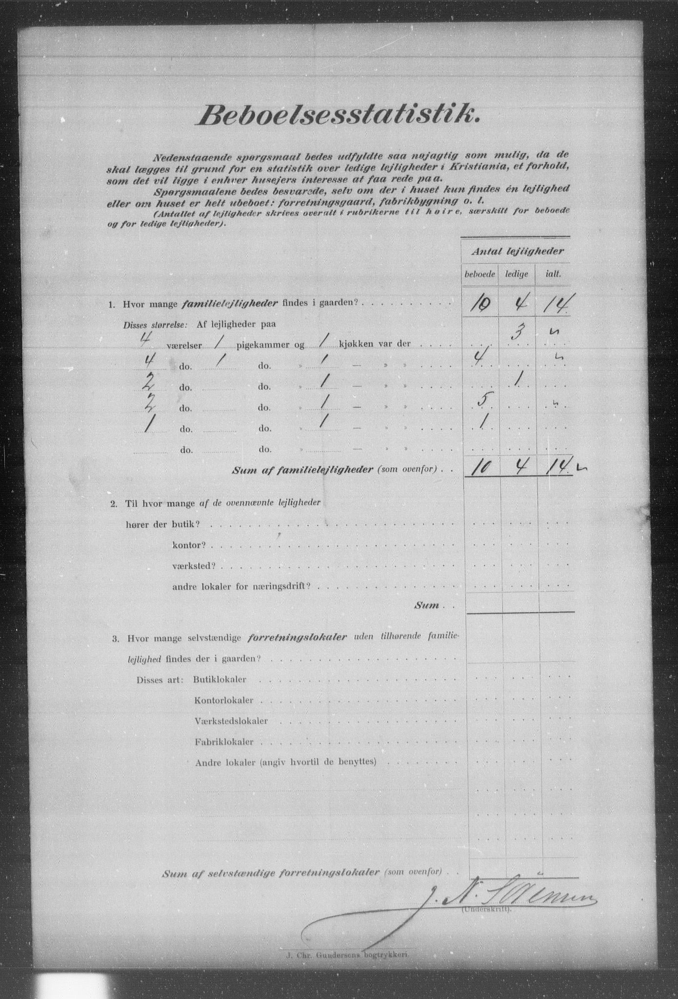 OBA, Municipal Census 1903 for Kristiania, 1903, p. 13225