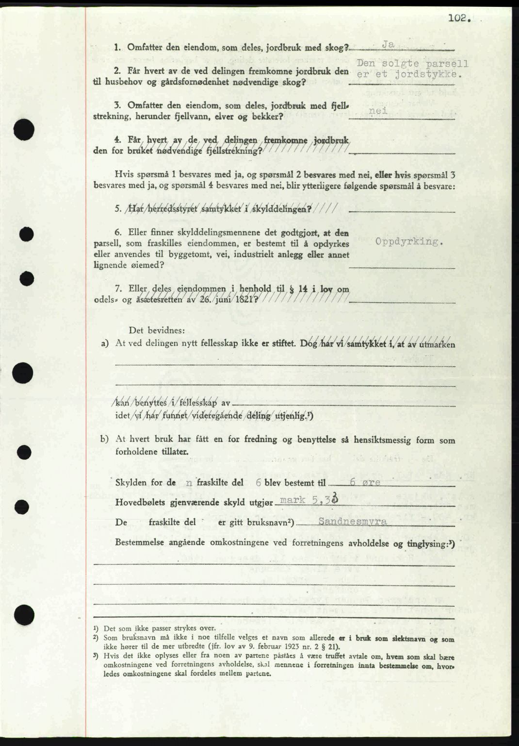 Eiker, Modum og Sigdal sorenskriveri, SAKO/A-123/G/Ga/Gab/L0043: Mortgage book no. A13, 1940-1941, Diary no: : 87/1941