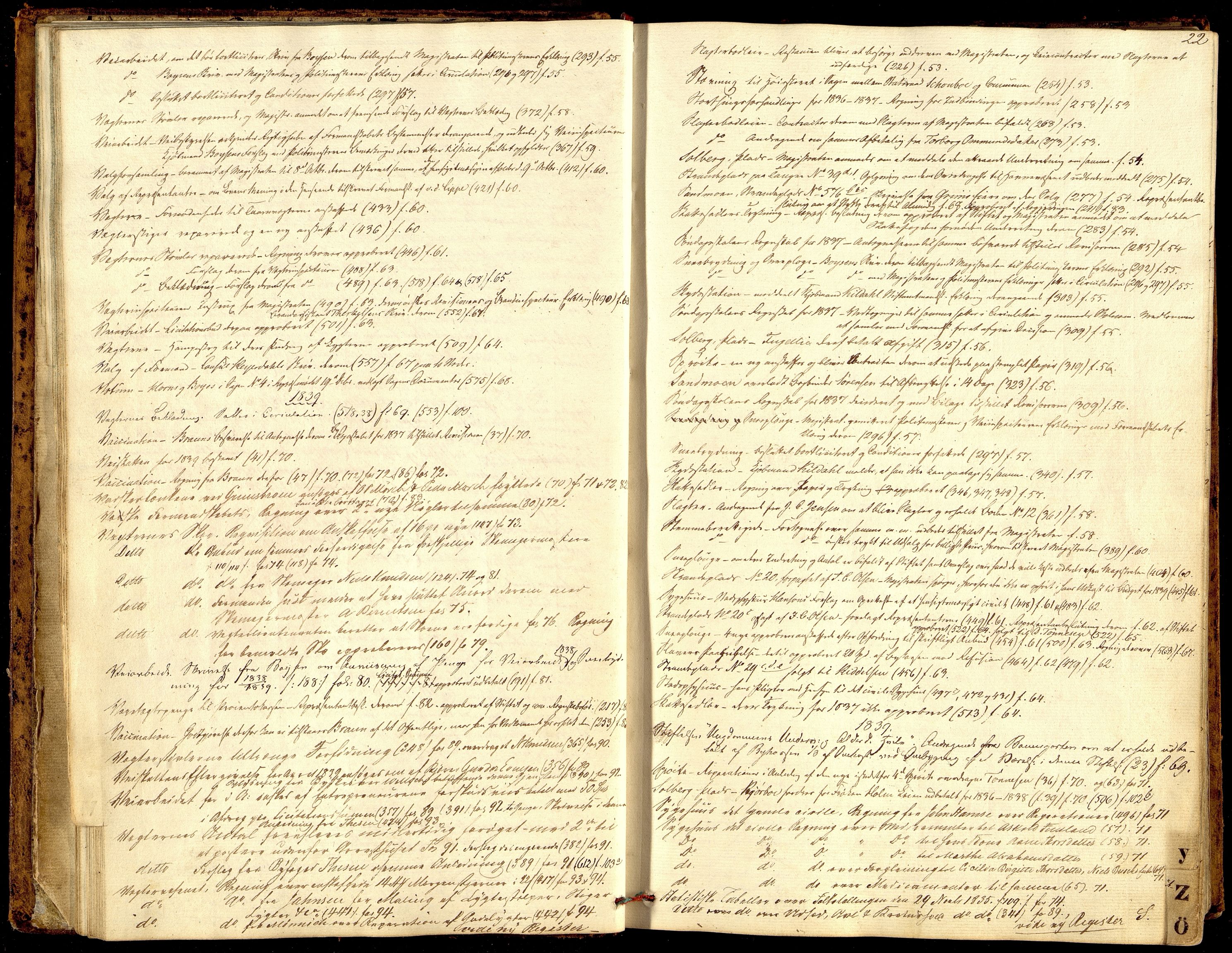 Kristiansand By - Formannskapet, ARKSOR/1001KG120/A/Aa/L0001: Møtebok (d), 1837-1842