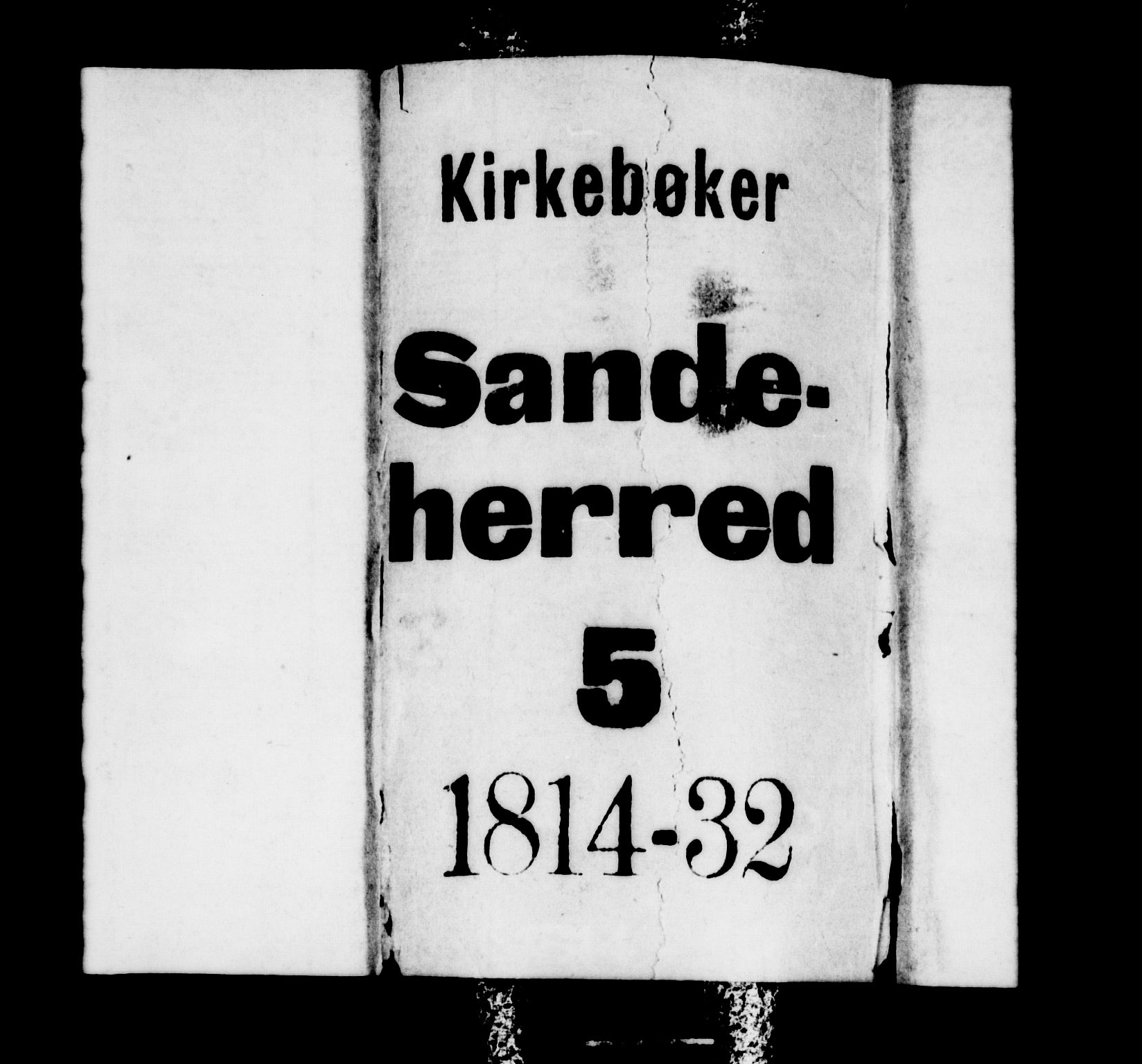 Sandar kirkebøker, AV/SAKO-A-243/F/Fa/L0004: Parish register (official) no. 4, 1814-1832