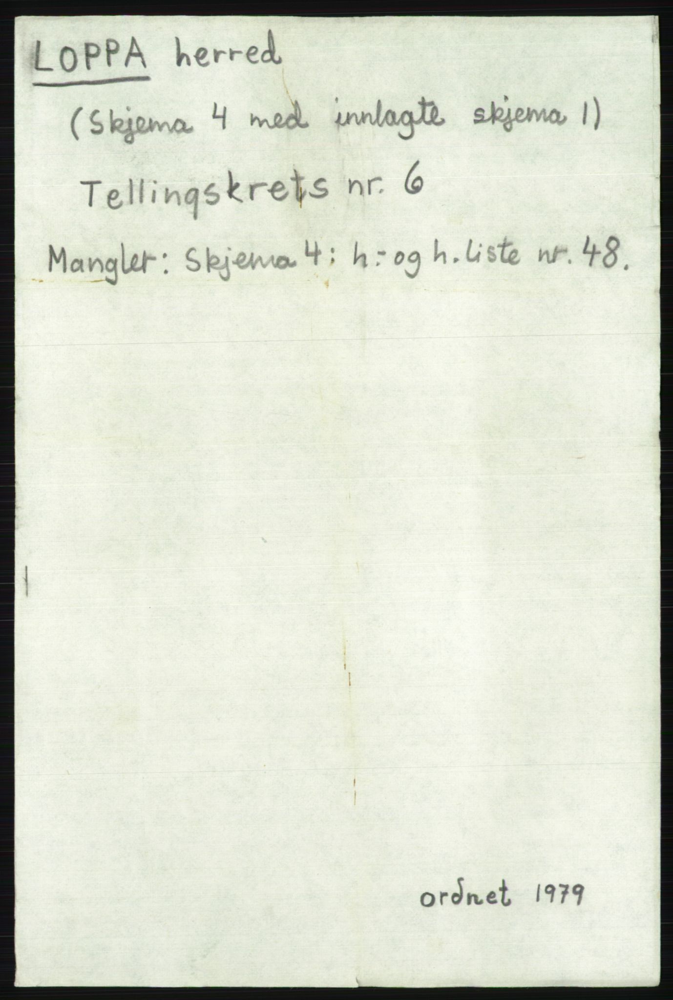 SATØ, 1920 census for Loppa, 1920, p. 2533