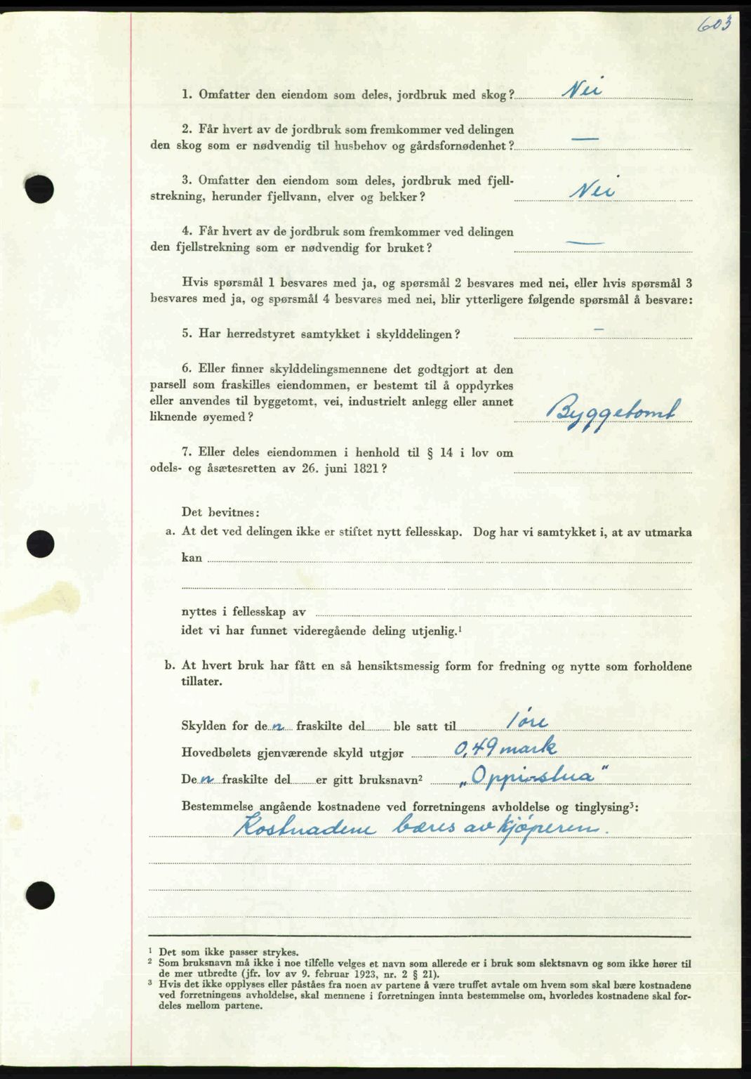 Nordmøre sorenskriveri, AV/SAT-A-4132/1/2/2Ca: Mortgage book no. A115, 1950-1950, Diary no: : 2189/1950