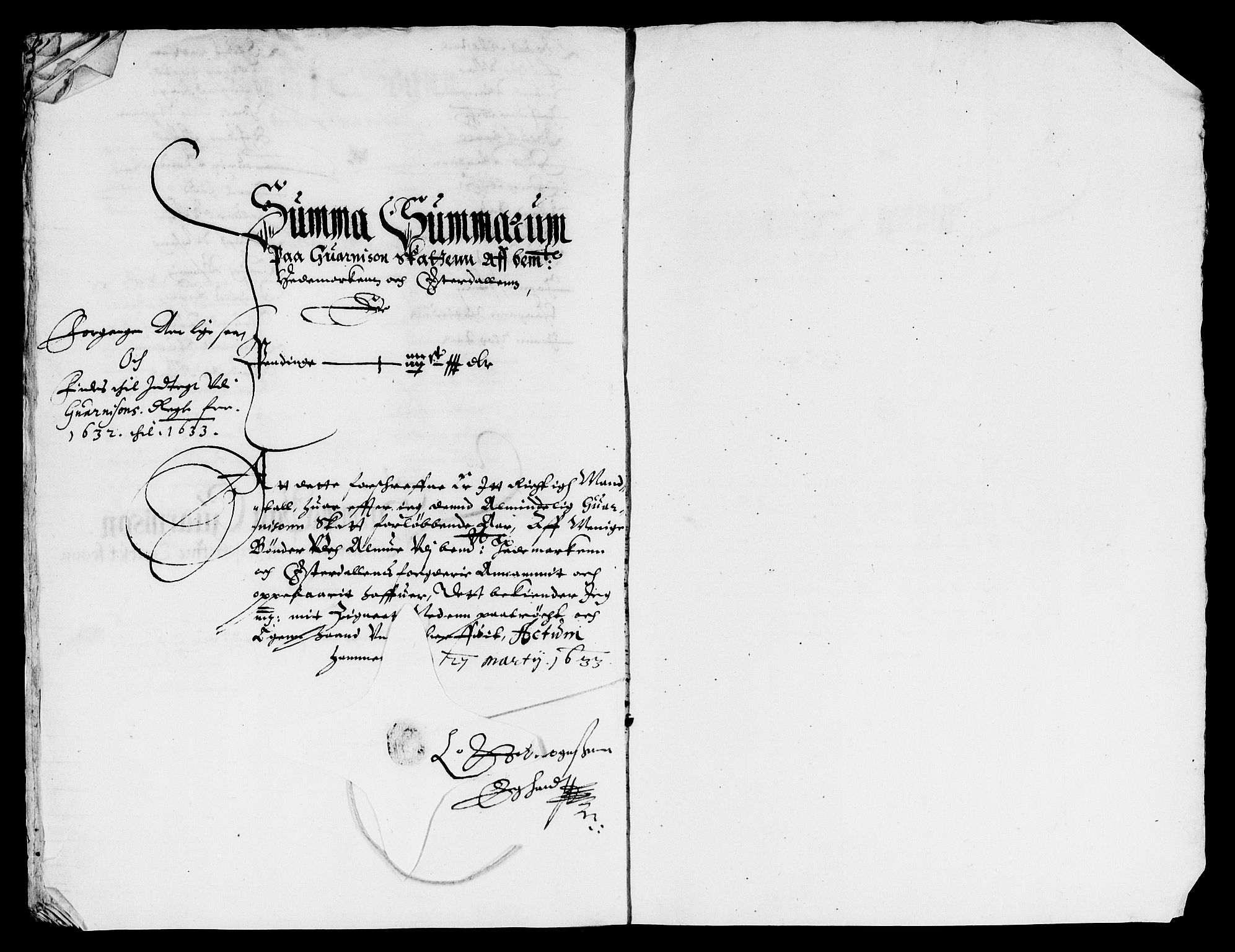 Rentekammeret inntil 1814, Reviderte regnskaper, Lensregnskaper, AV/RA-EA-5023/R/Rb/Rba/L0112: Akershus len, 1632-1633