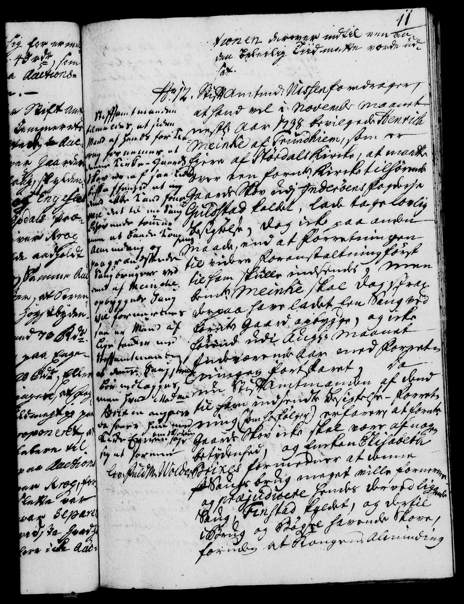Rentekammeret, Kammerkanselliet, RA/EA-3111/G/Gh/Gha/L0022: Norsk ekstraktmemorialprotokoll (merket RK 53.67), 1739-1741, p. 11