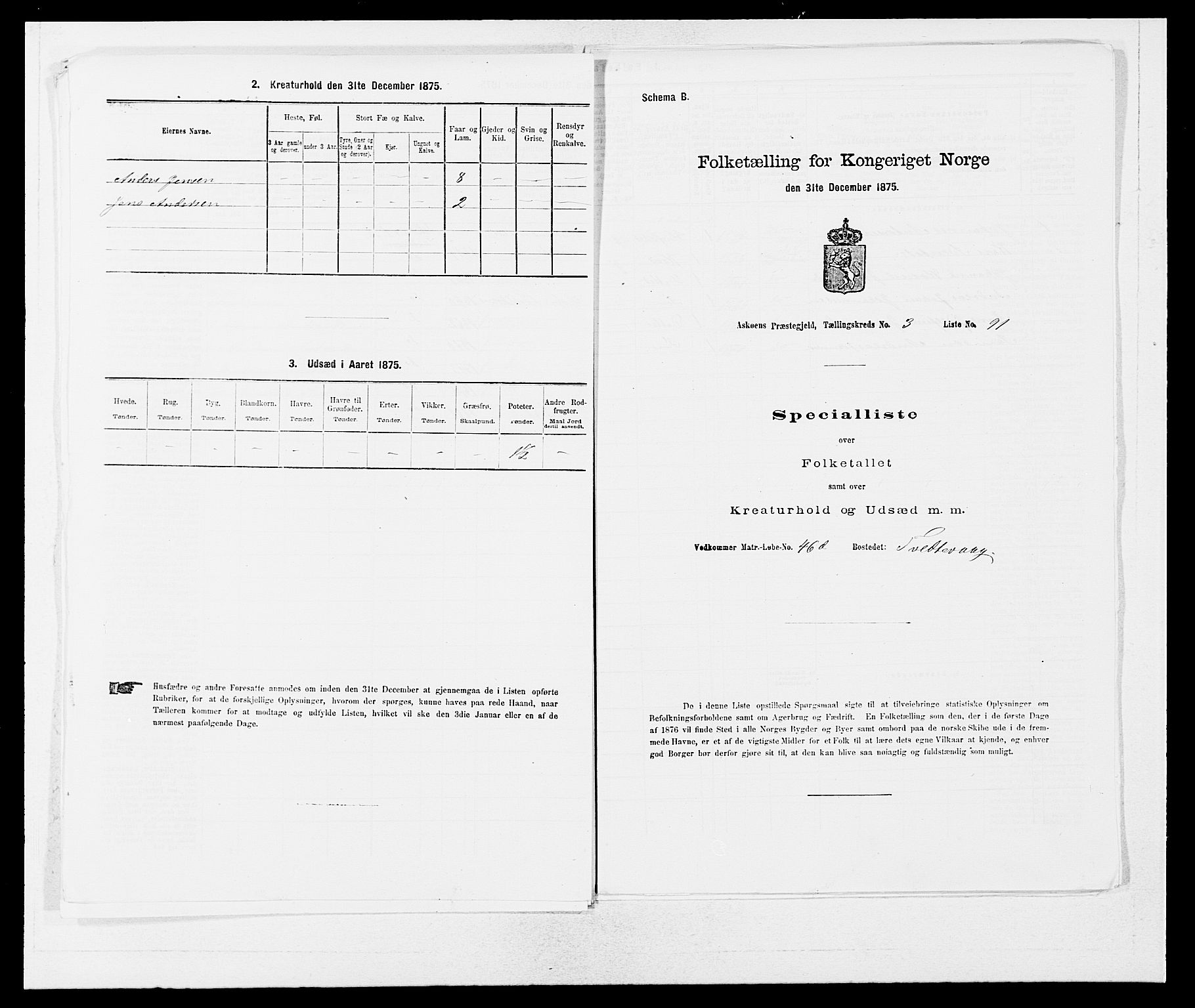 SAB, 1875 census for 1247P Askøy, 1875, p. 457