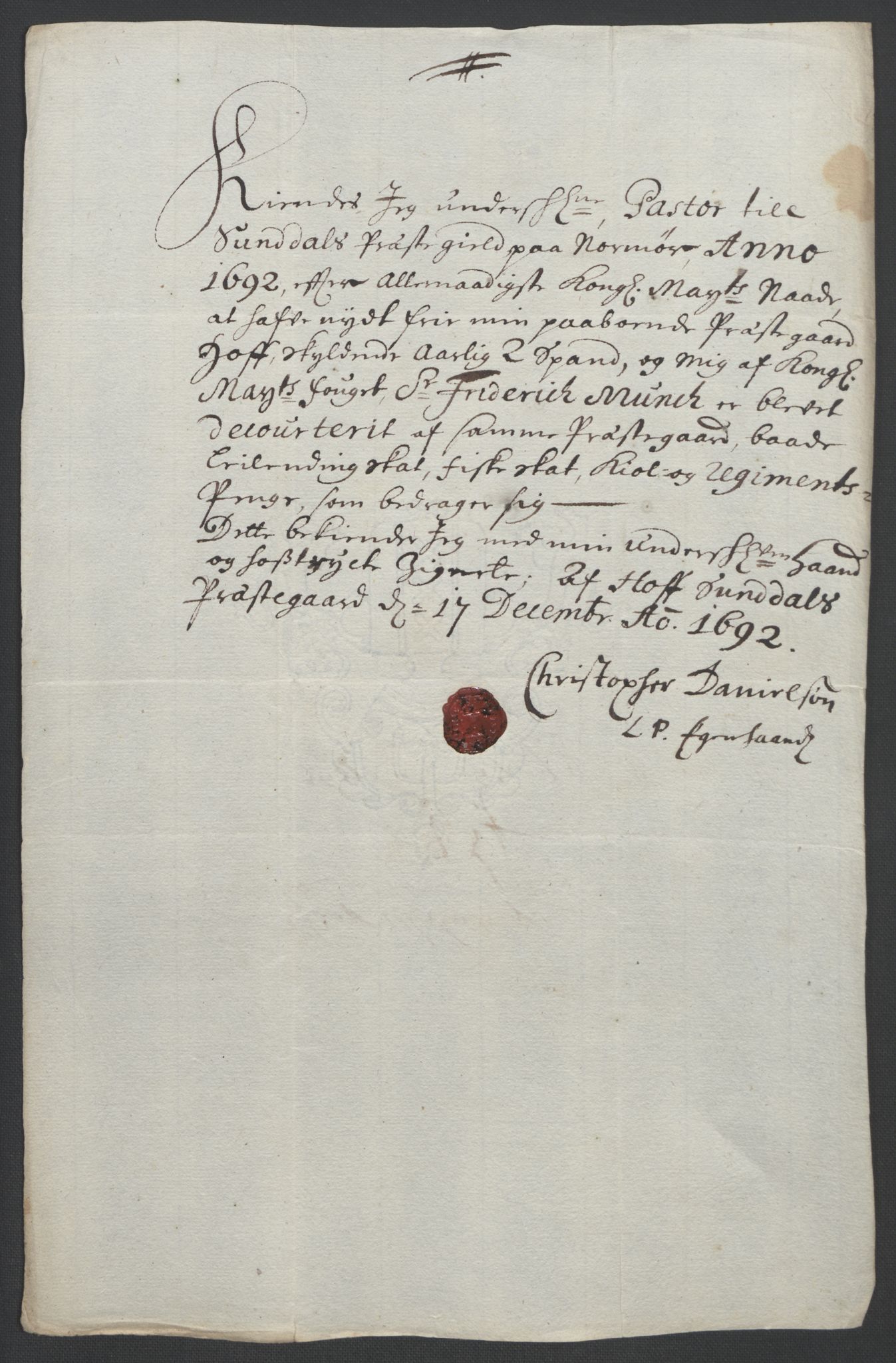 Rentekammeret inntil 1814, Reviderte regnskaper, Fogderegnskap, AV/RA-EA-4092/R56/L3735: Fogderegnskap Nordmøre, 1692-1693, p. 186